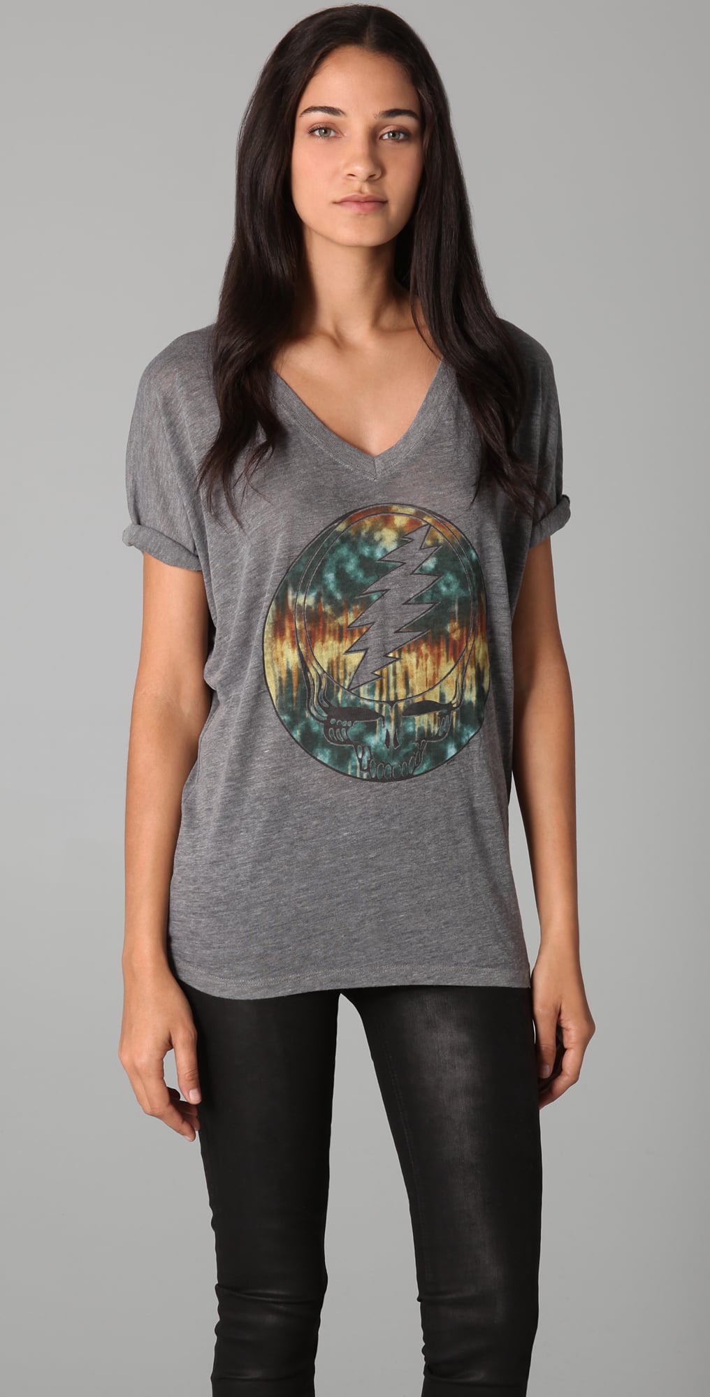 Chaser Grateful Dead Tee in Grey (Gray 
