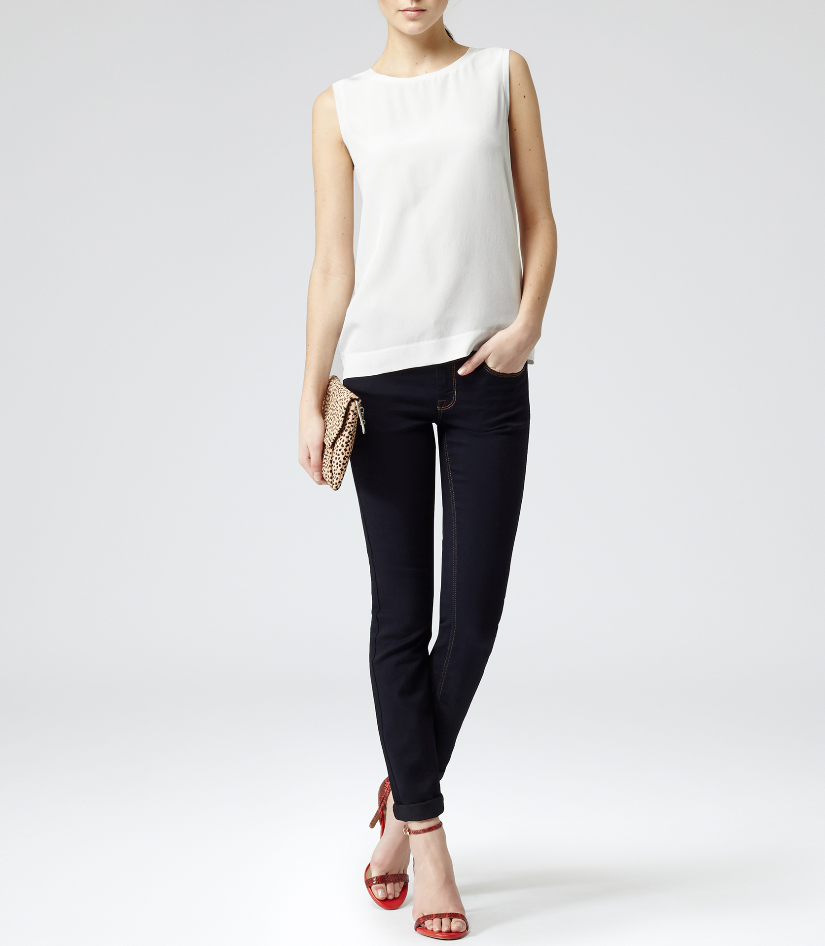 reiss sleeveless top