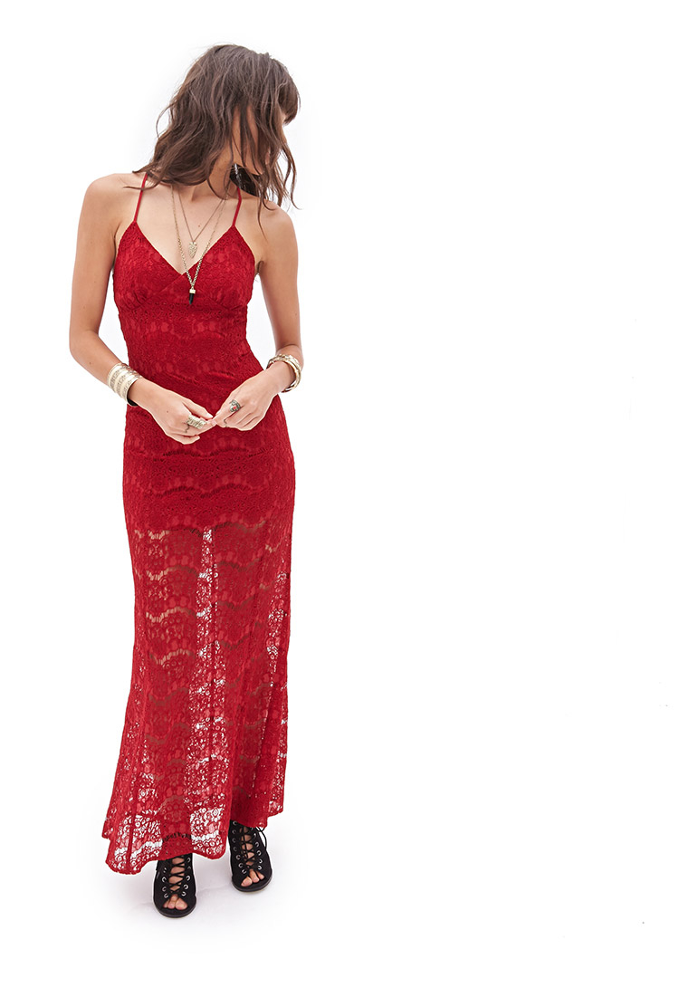 Red Lace Dress Forever 21 Deals, 55 ...