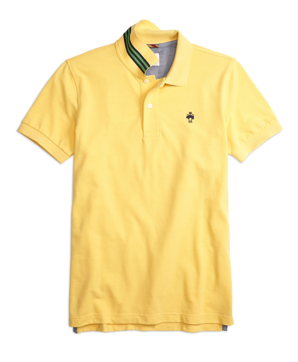 Brooks brothers Performance Polo Shirt in Yellow for Men | Lyst