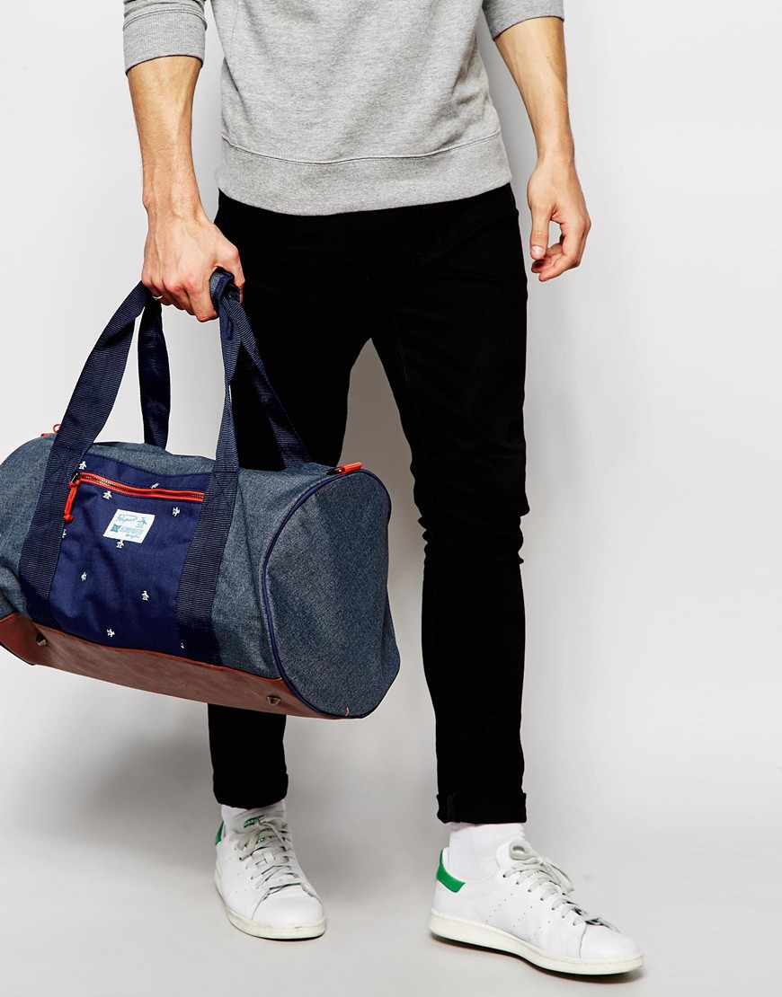 original penguin duffle bag