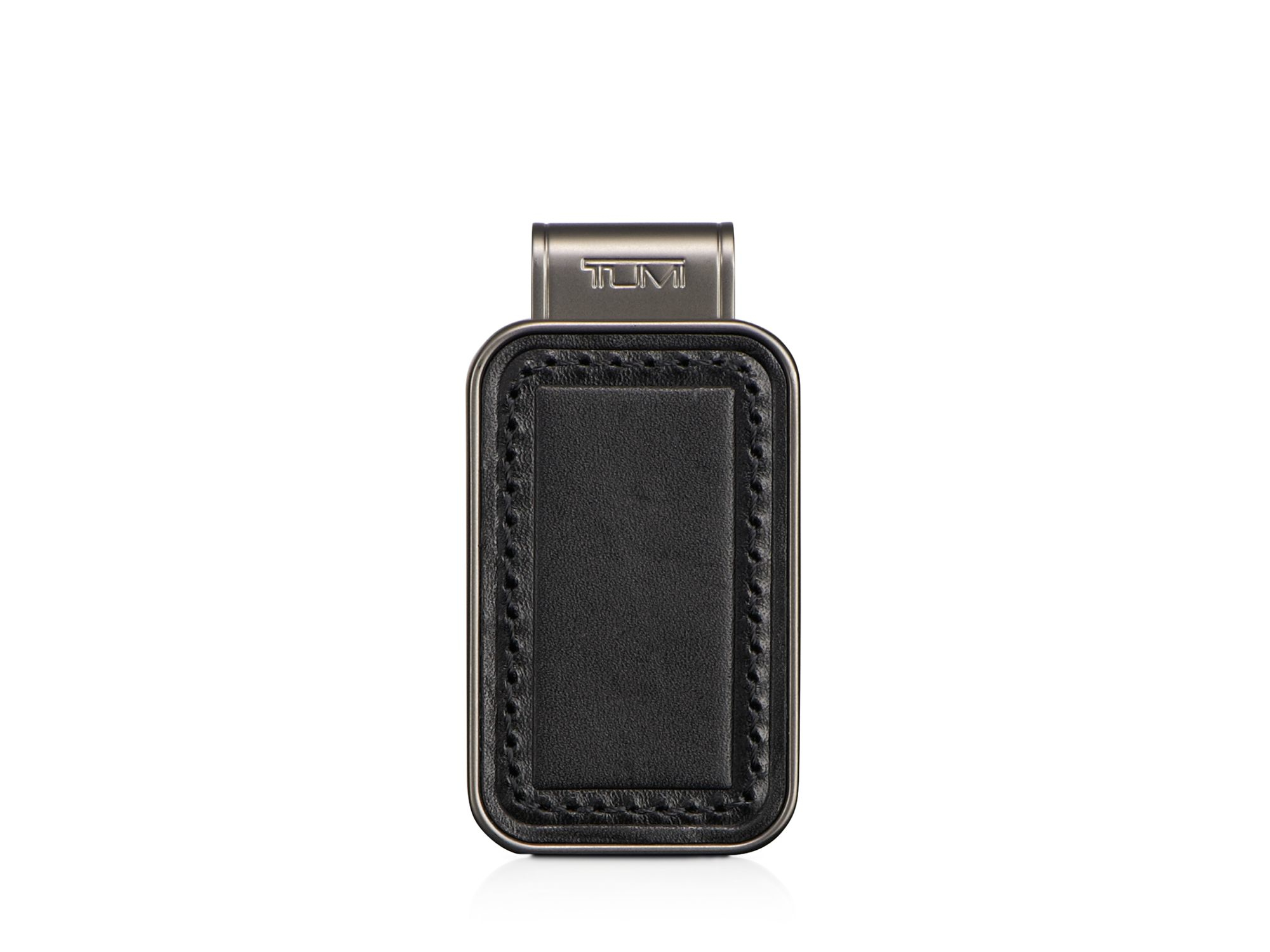 Tumi Monogram Patch Money Clip in Black Lyst