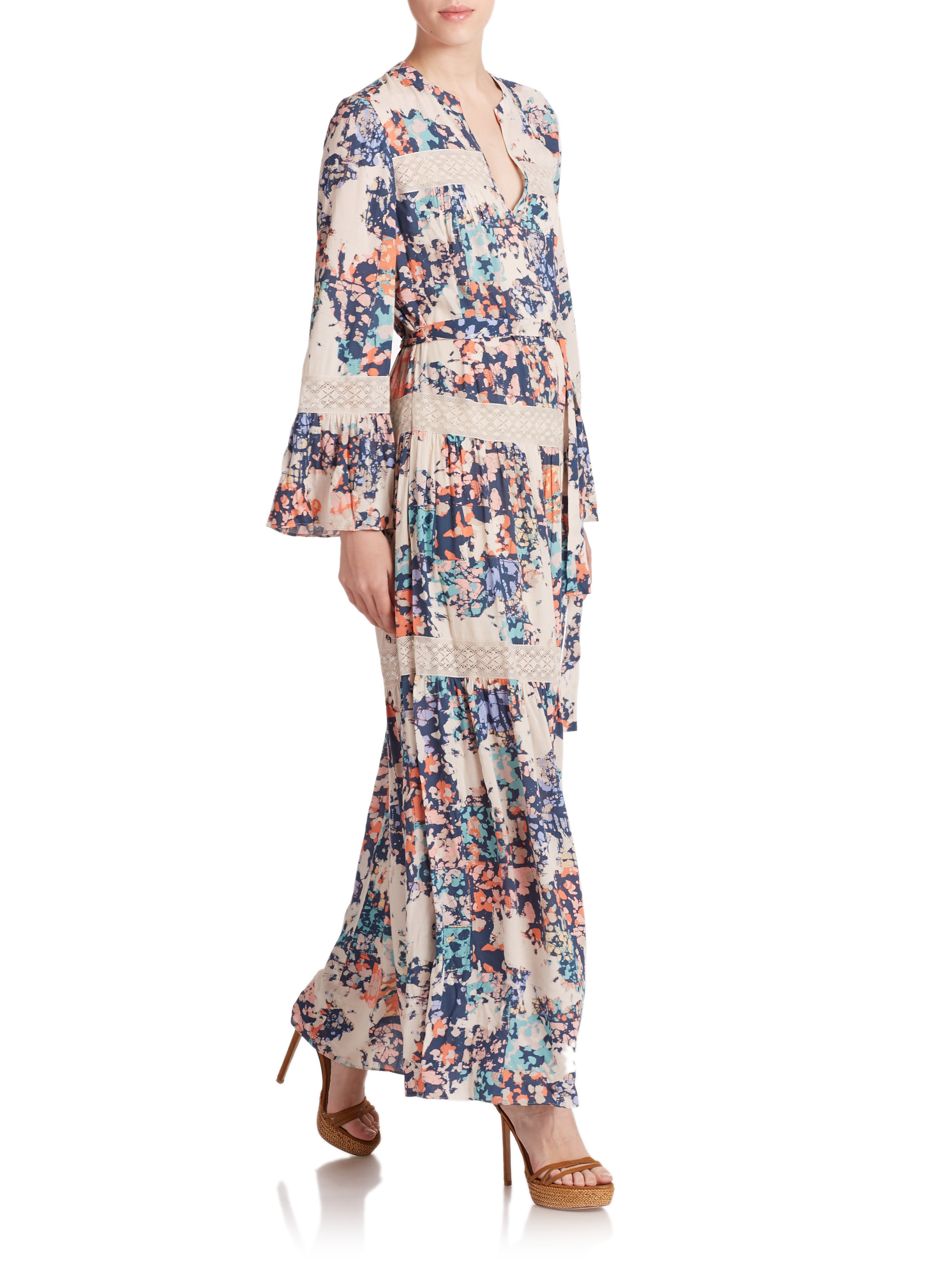 bcbg long sleeve maxi dress