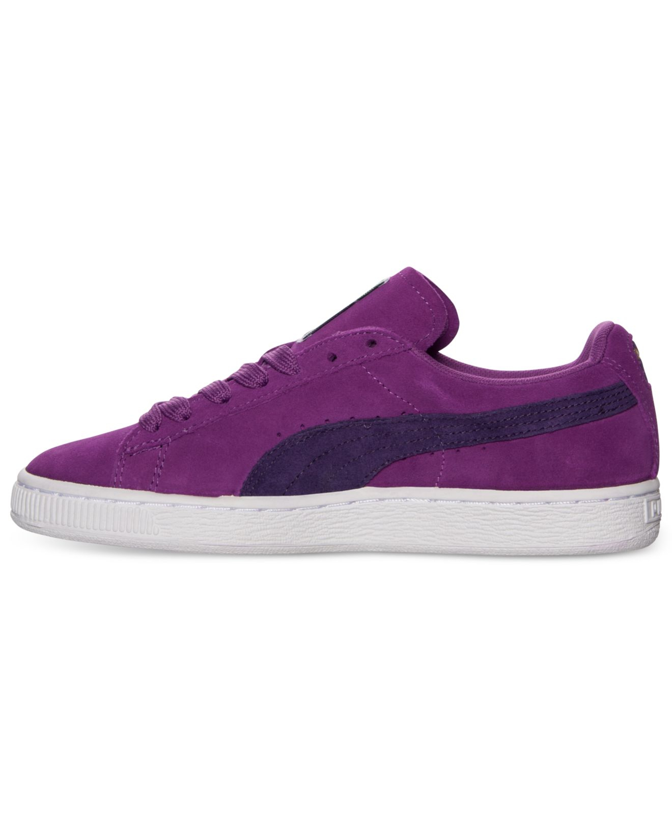 PUMA Women'S Suede Classic Casual Sneakers From Finish Line in Purple ...