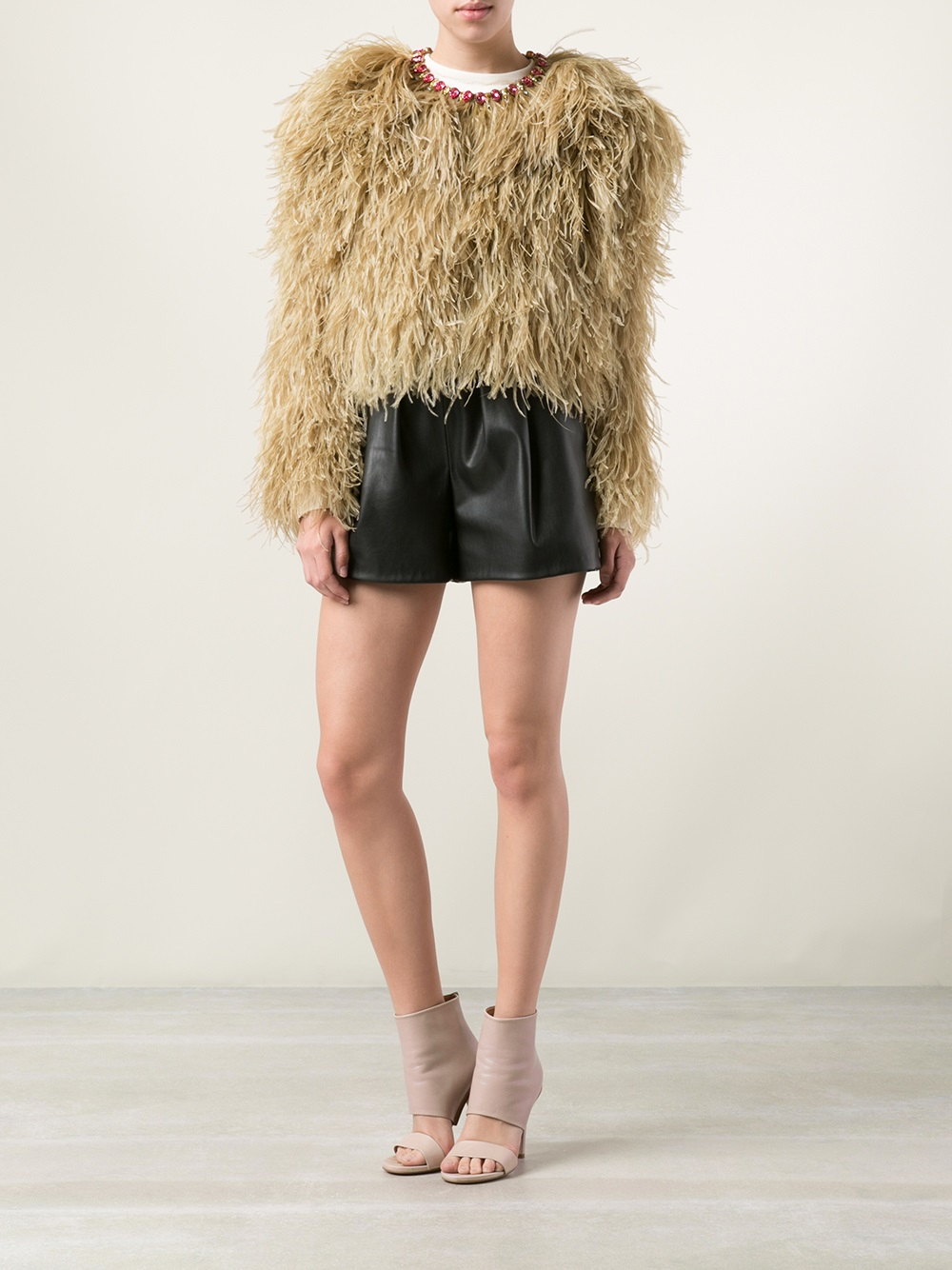 Givenchy Ostrich Feather Jacket in 