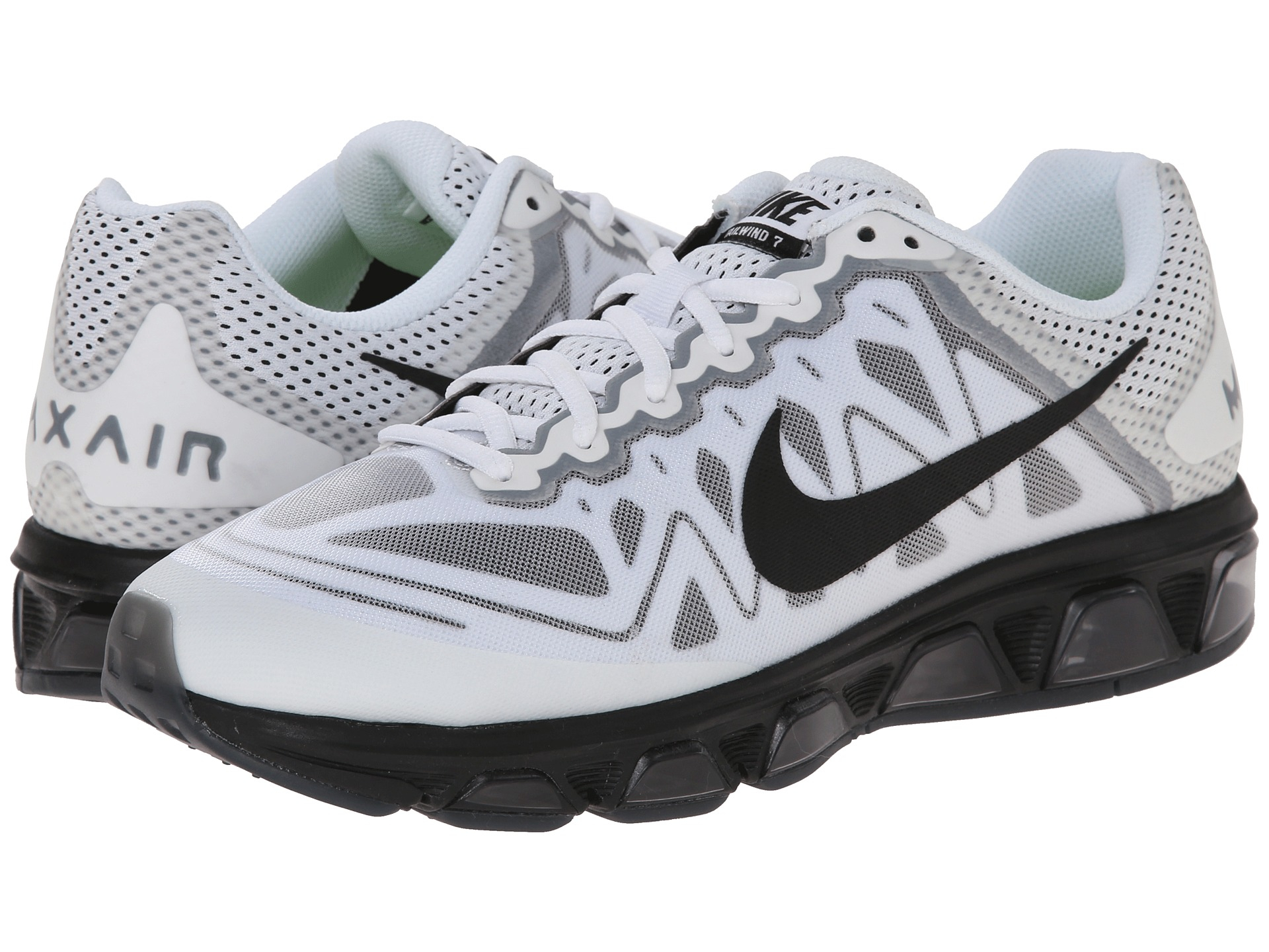 nike air max tailwind black and white