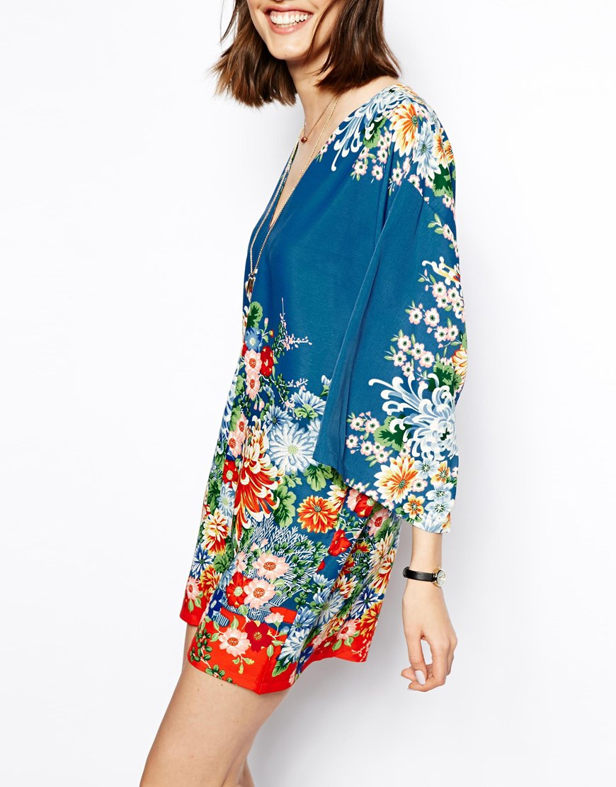 kimono shift dress
