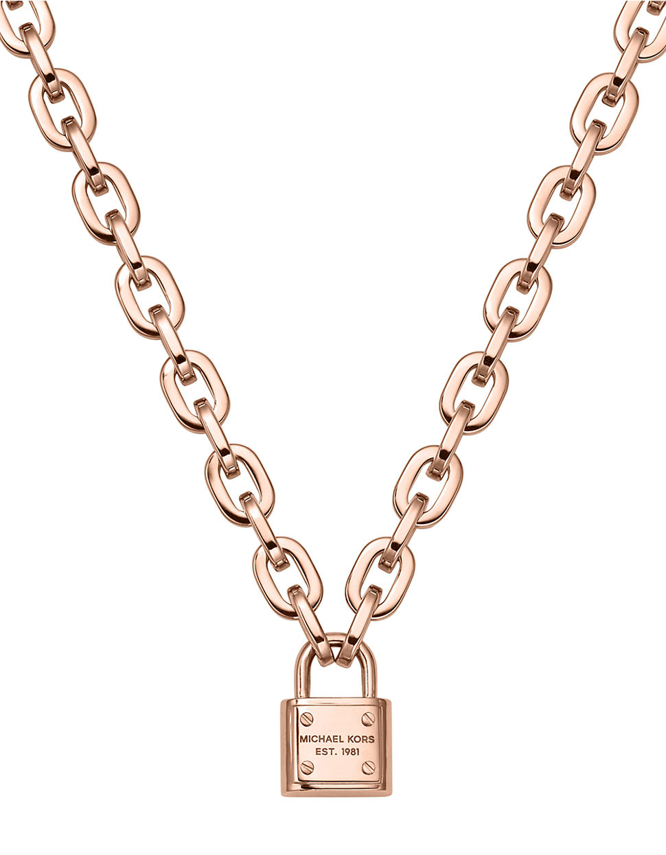 michael kors gold tone padlock necklace tank tops for women - Marwood  VeneerMarwood Veneer