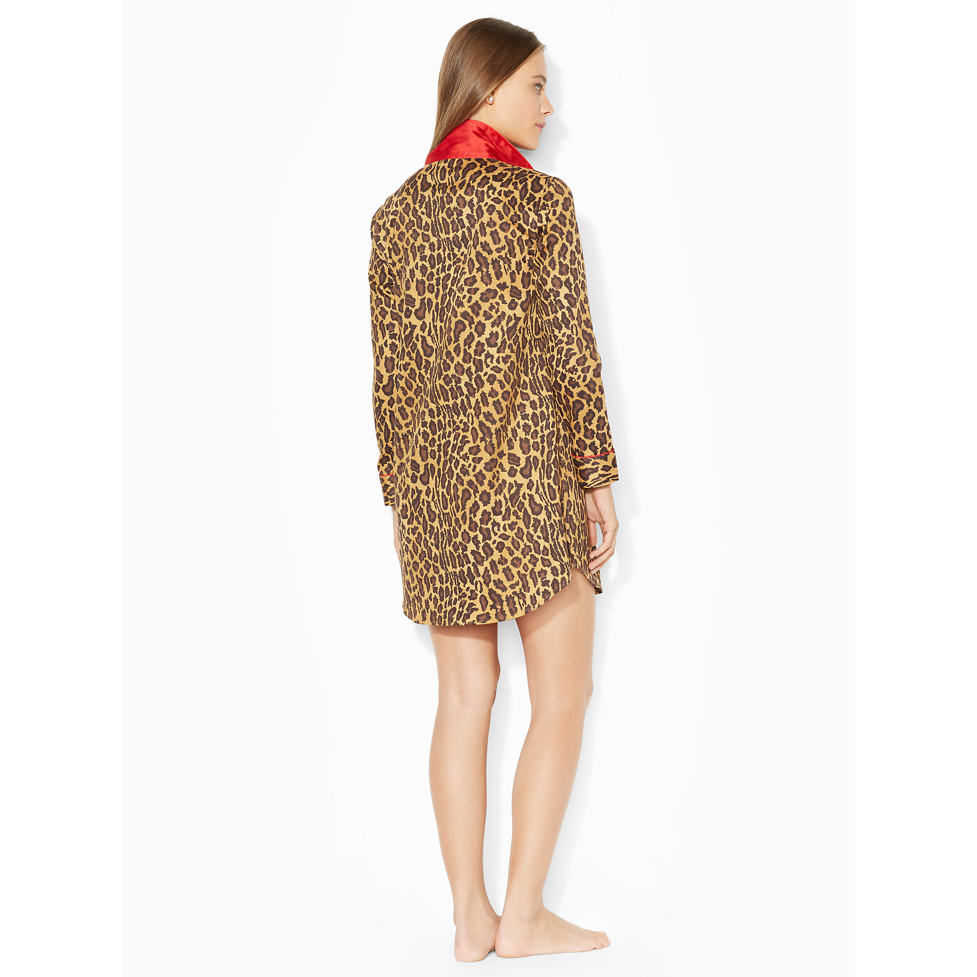 leopard sleep shirt