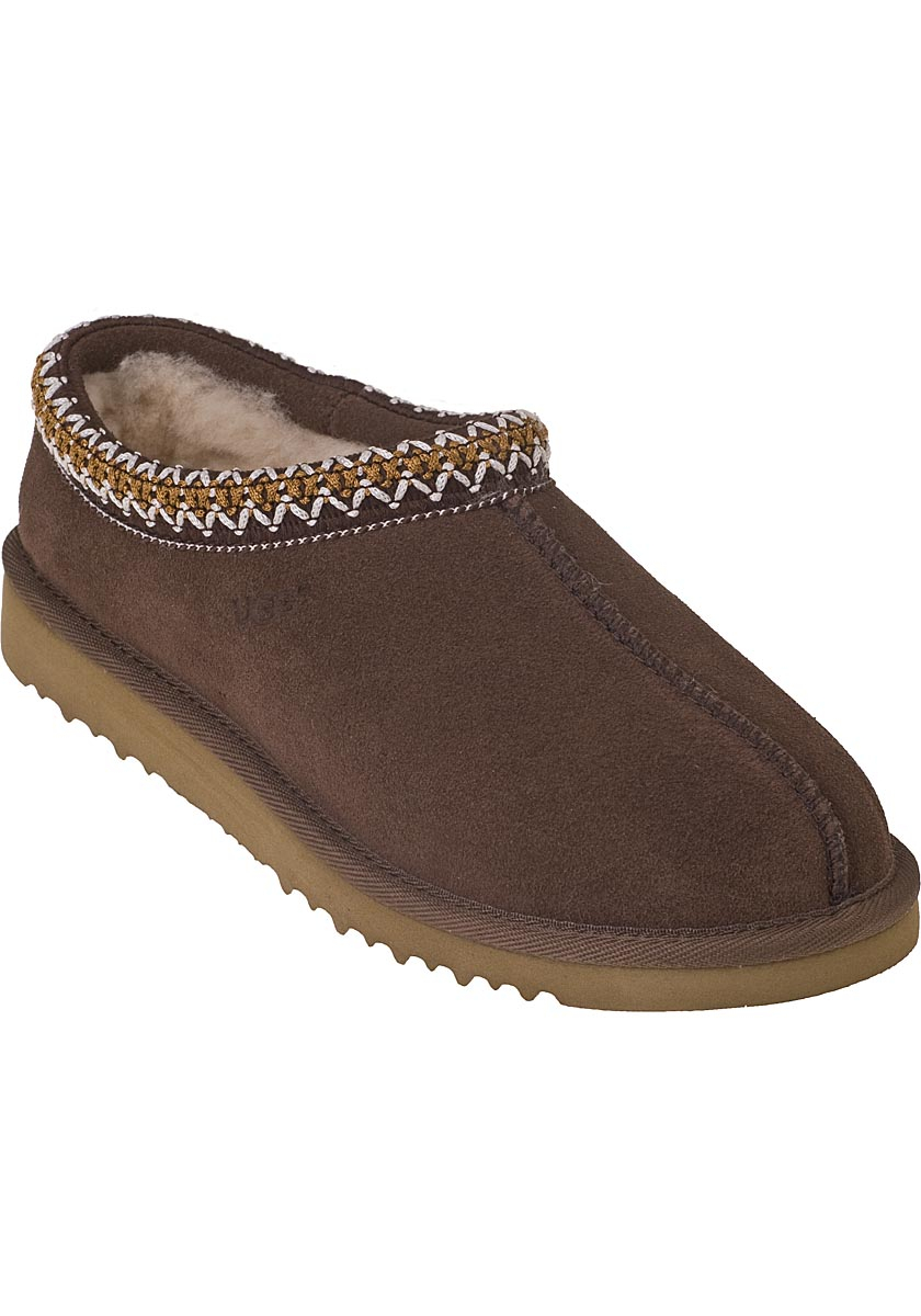 UGG Tasman Slipper Chocolate Suede in Brown - Lyst