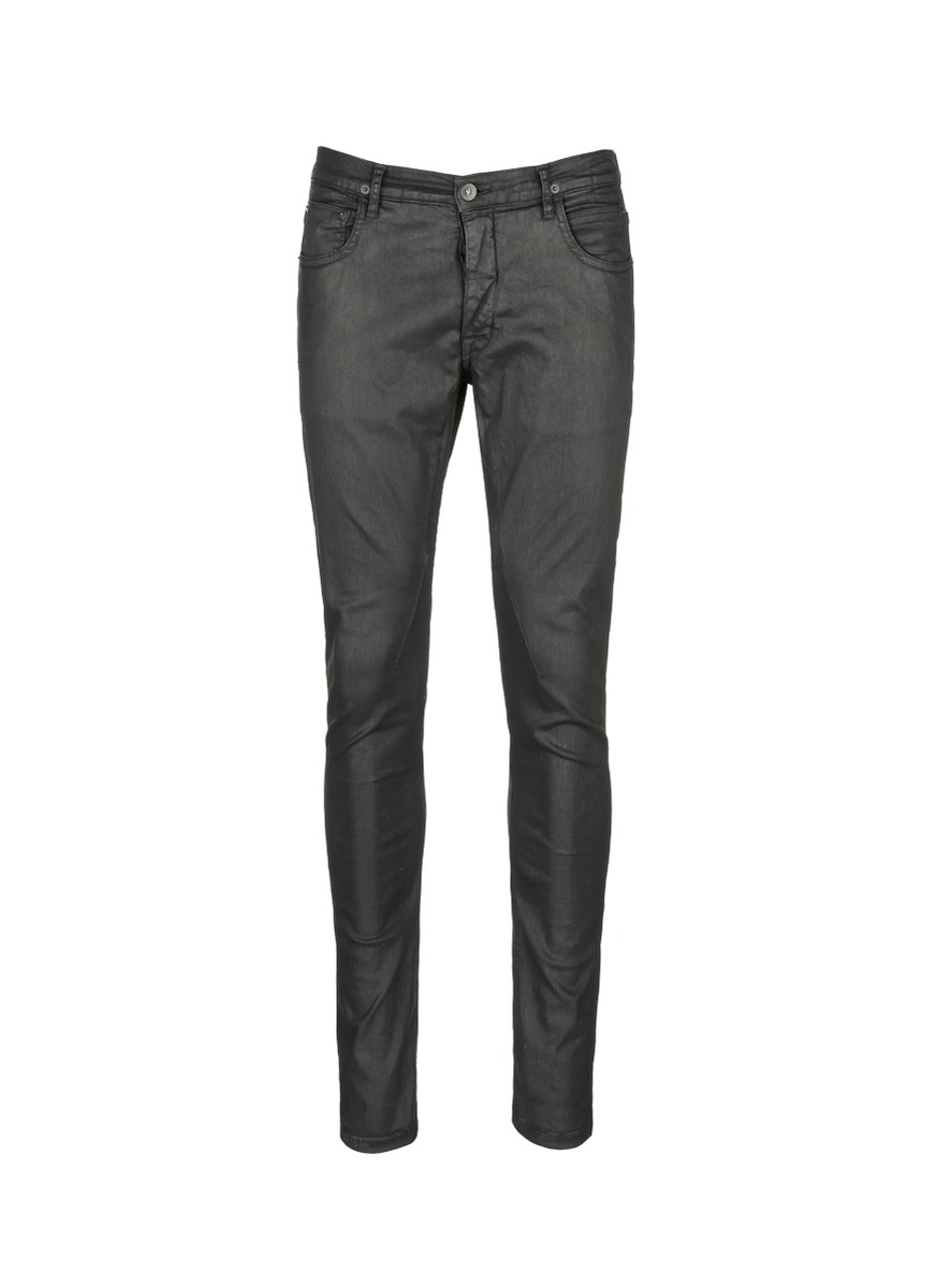 Rick Owens DRKSHDW 'detroit' Waxed Denim Slim Fit Jeans in Black for ...