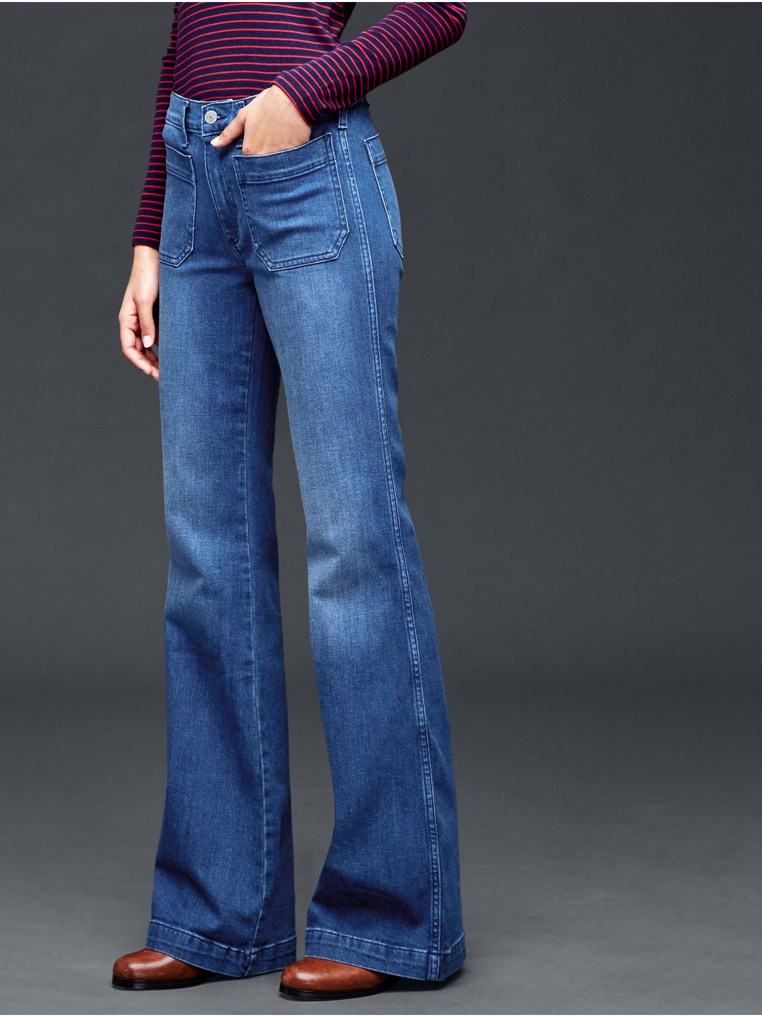 1969 Patch Pocket Flare Jeans 