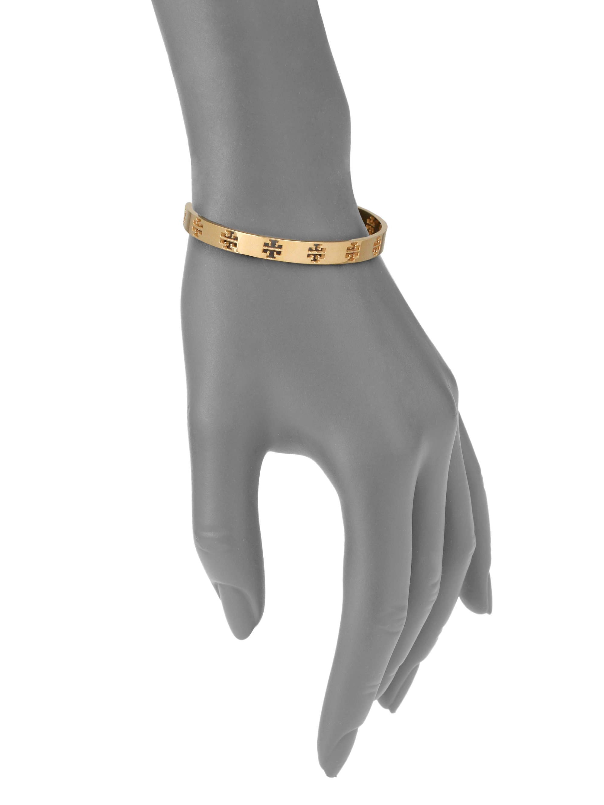 Tory burch shop pierced t bangle