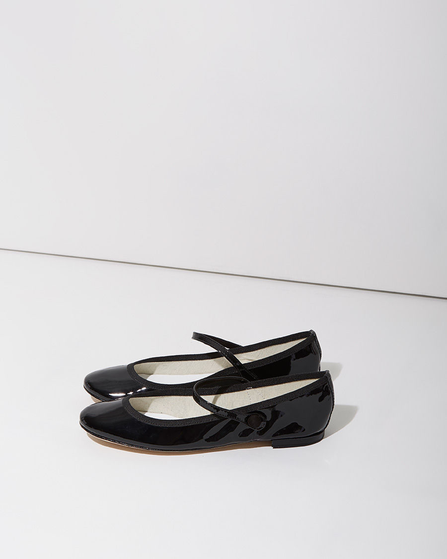 Repetto Leather Lio Mary Jane in Black - Lyst