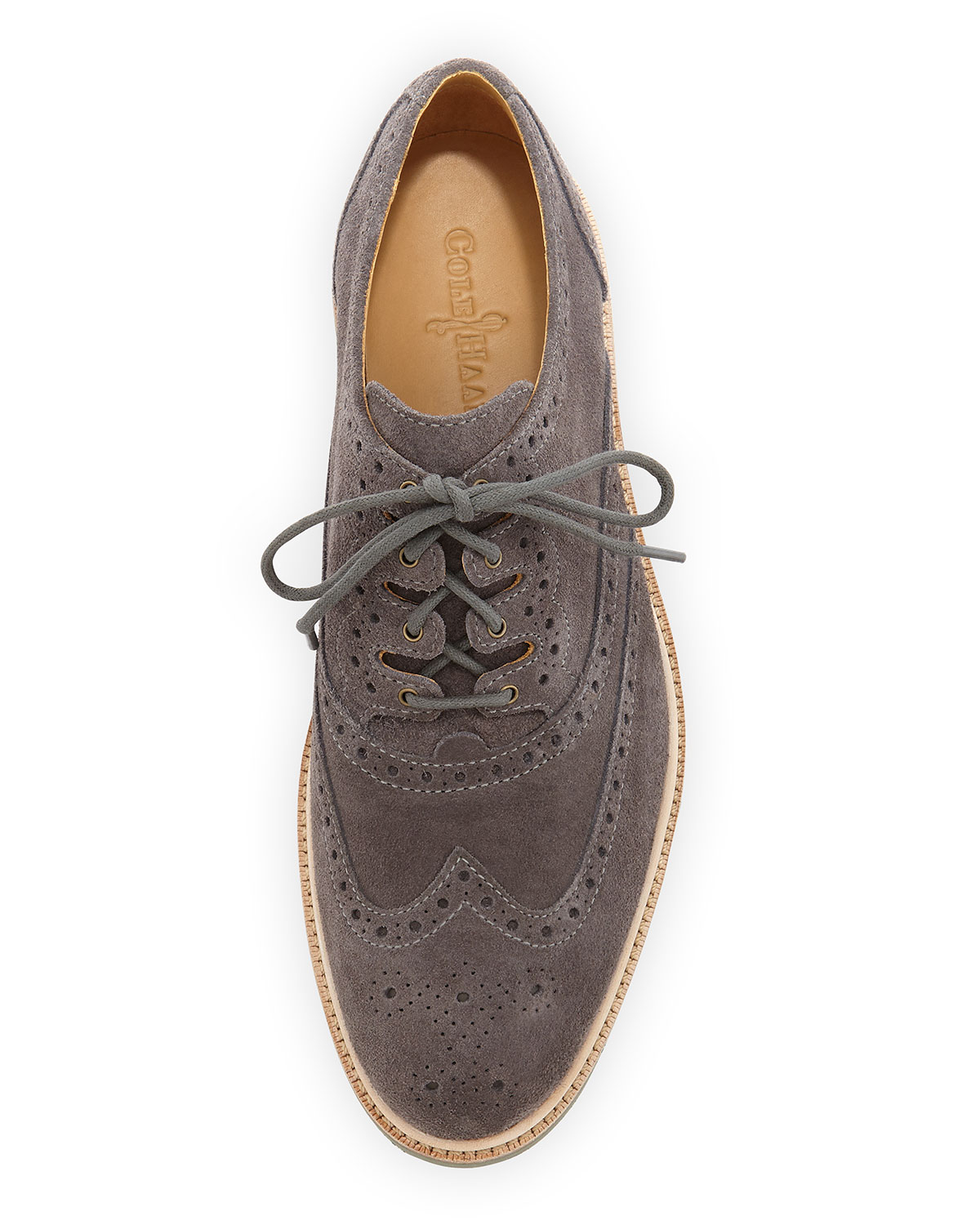 cole haan grey and yellow