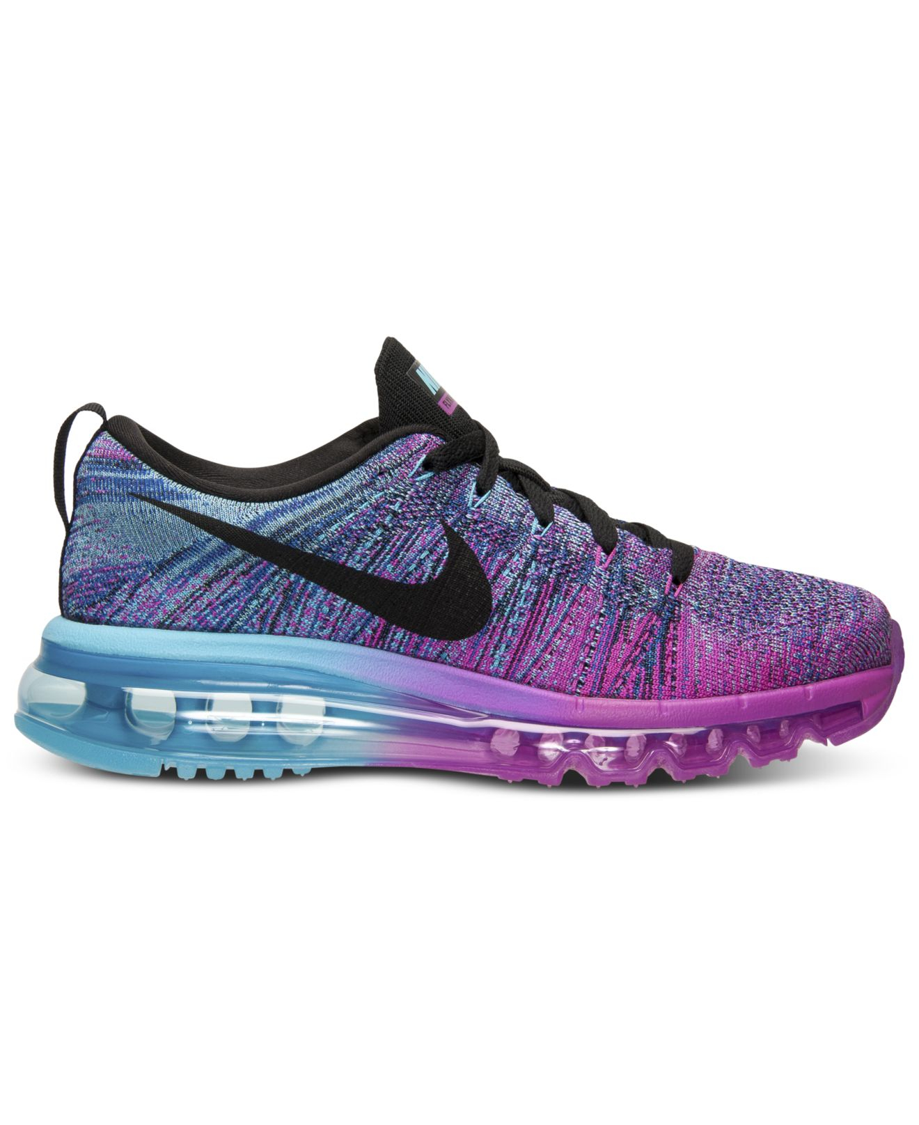 Nike Women's Flyknit Air Max Running Sneakers From Finish ...