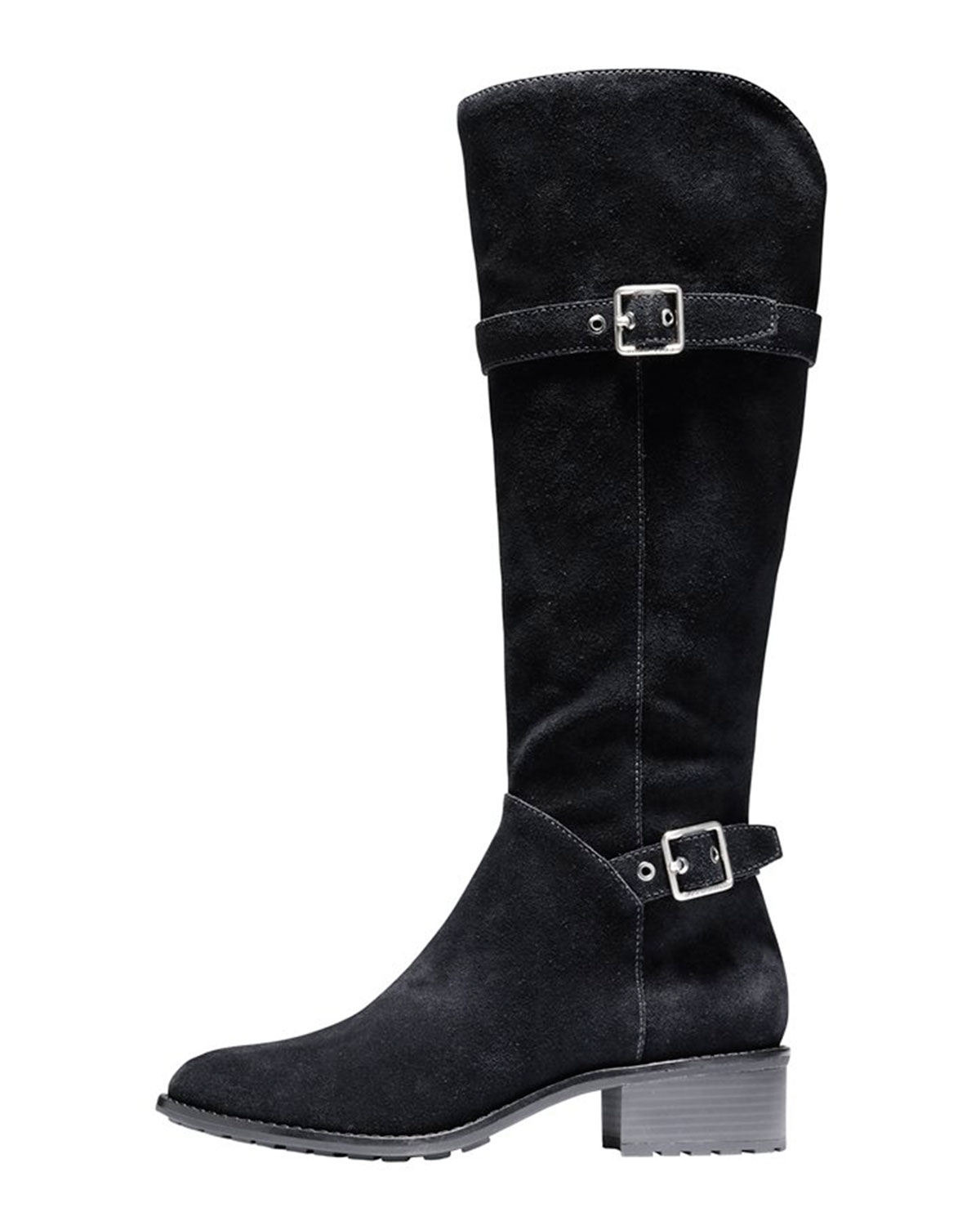 cole haan black tall boots