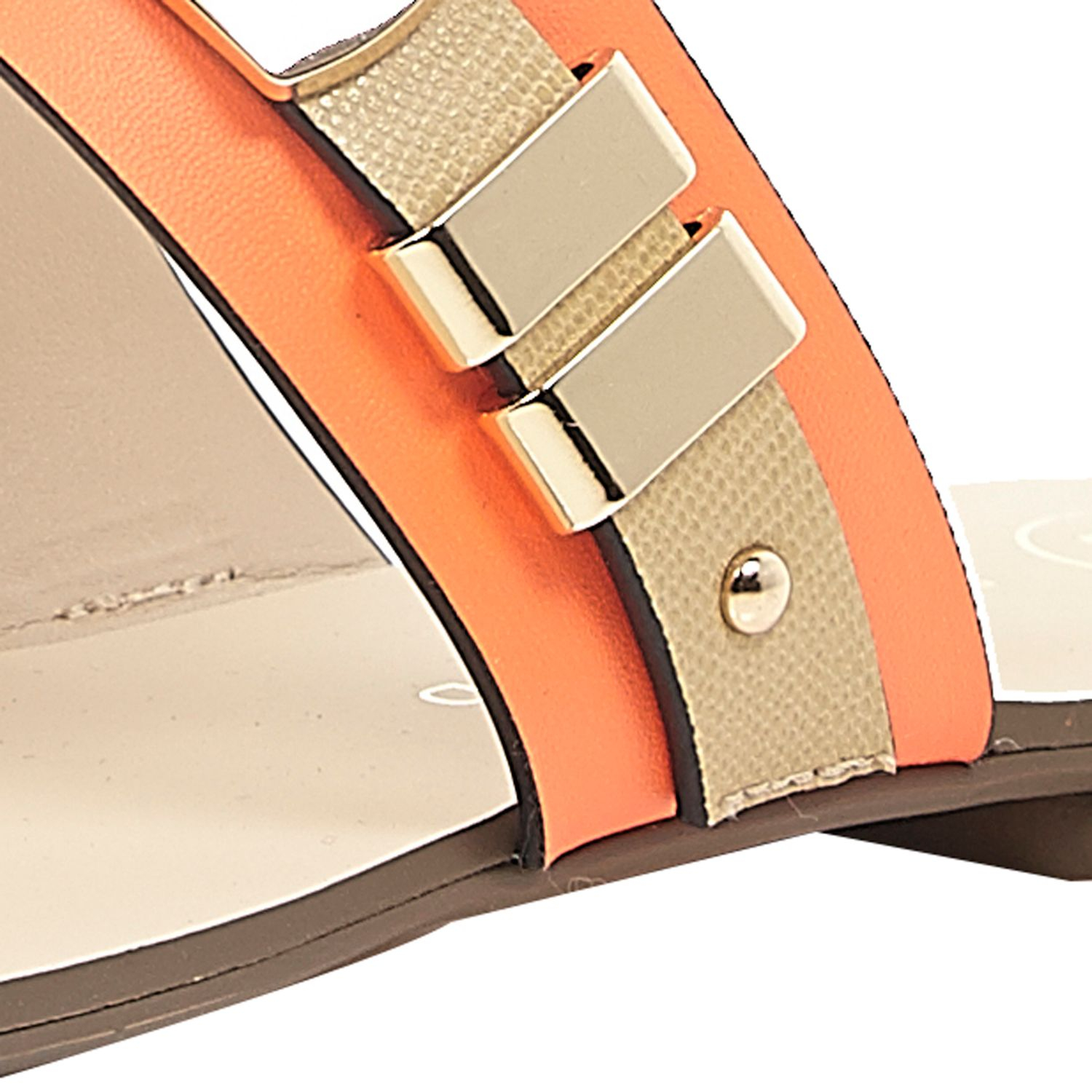 orange sandals river island