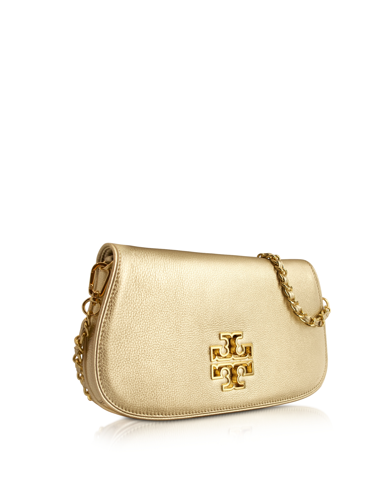gold tory burch purse