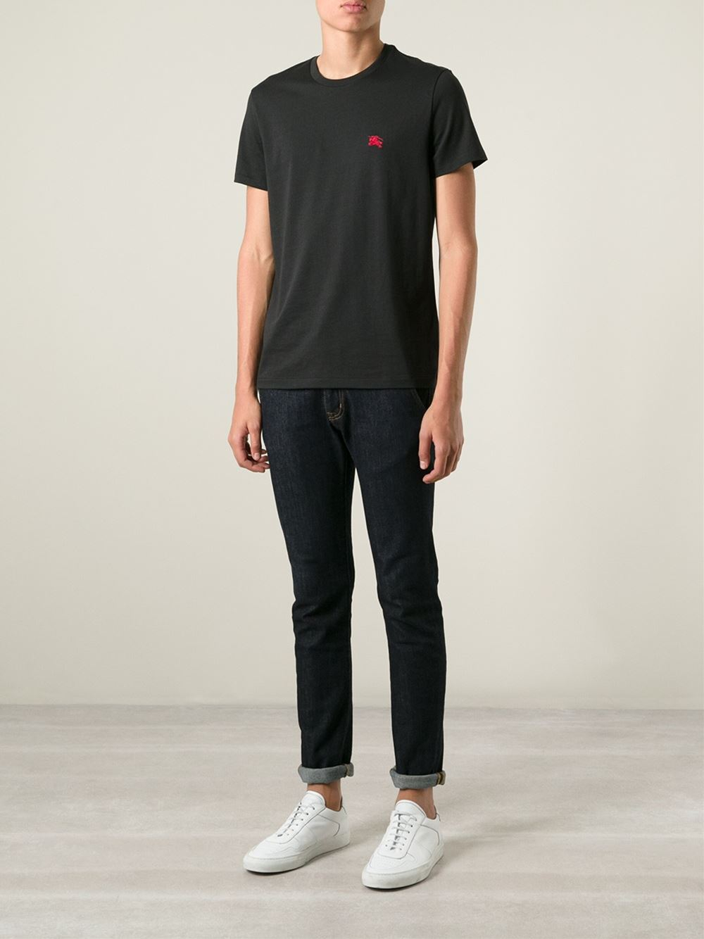black burberry tshirt