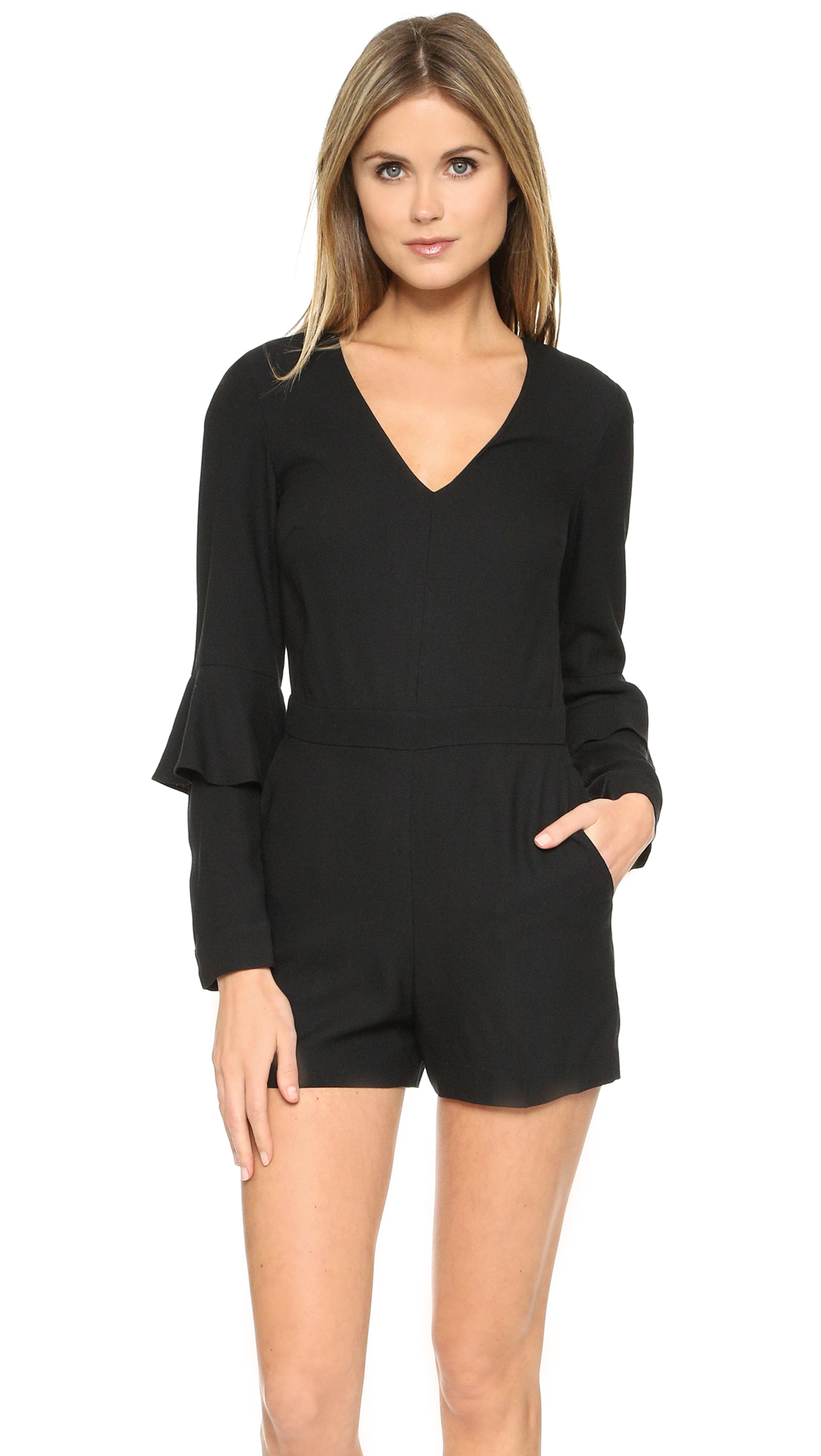 club monaco black romper