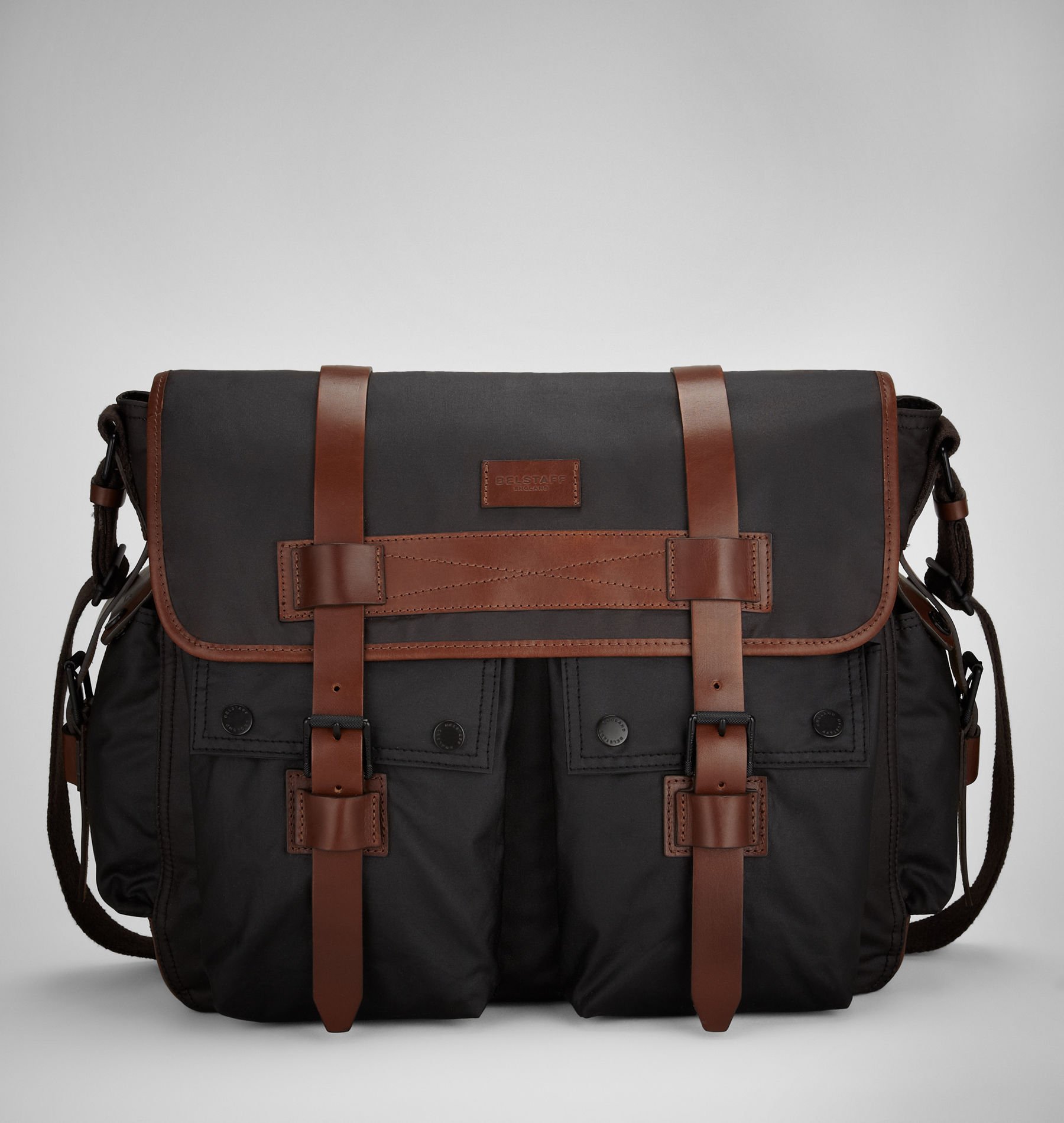 Belstaff Bromfield Messenger Bag In Mahogany Brown For Men Lyst Belstaff Bromfield Messenger Bag In