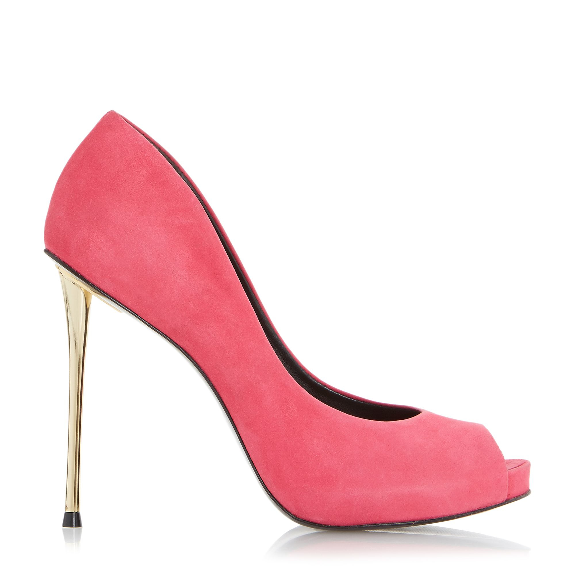 Dune Desiree Metal High Heel Court Shoes in Pink | Lyst