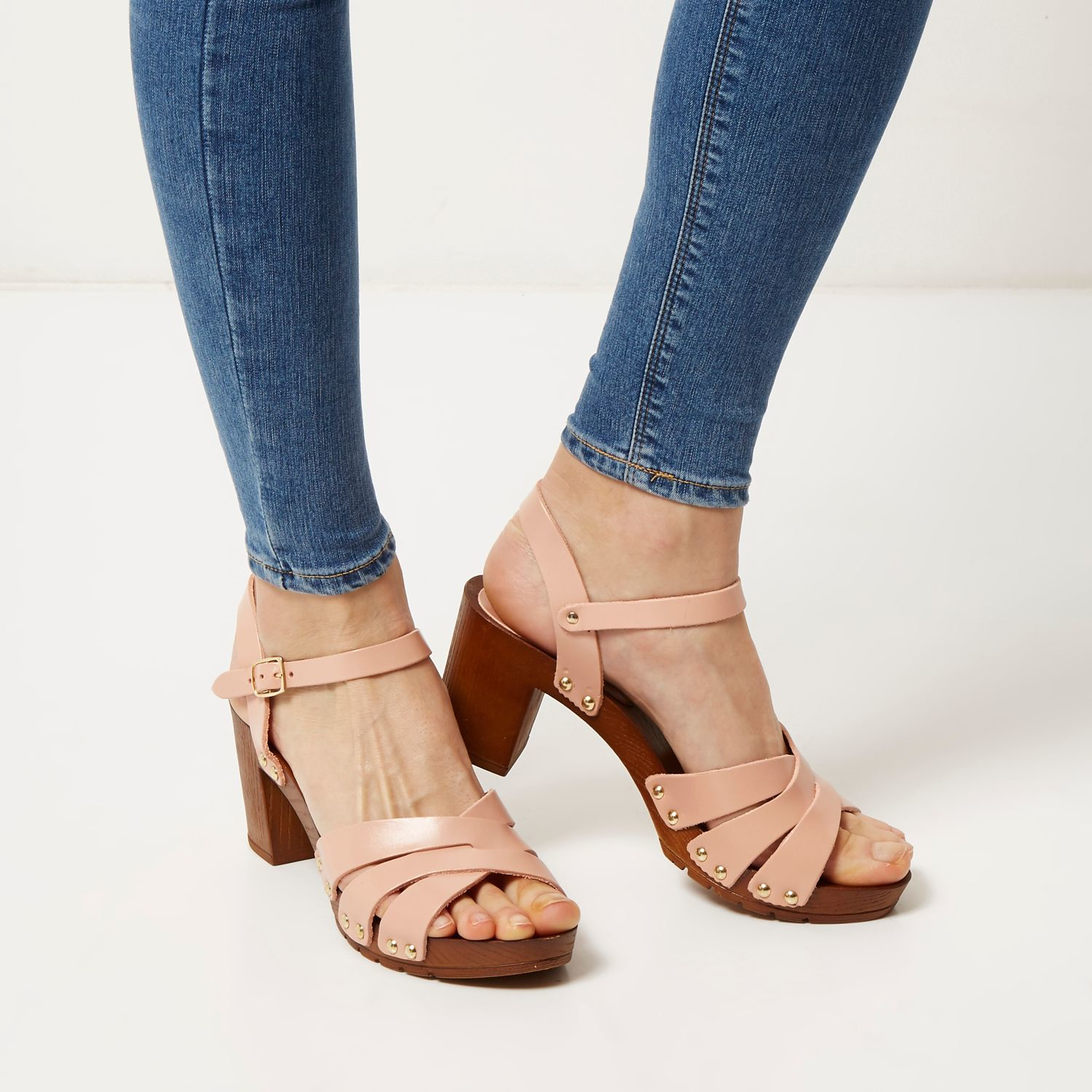 leather clogs sandals