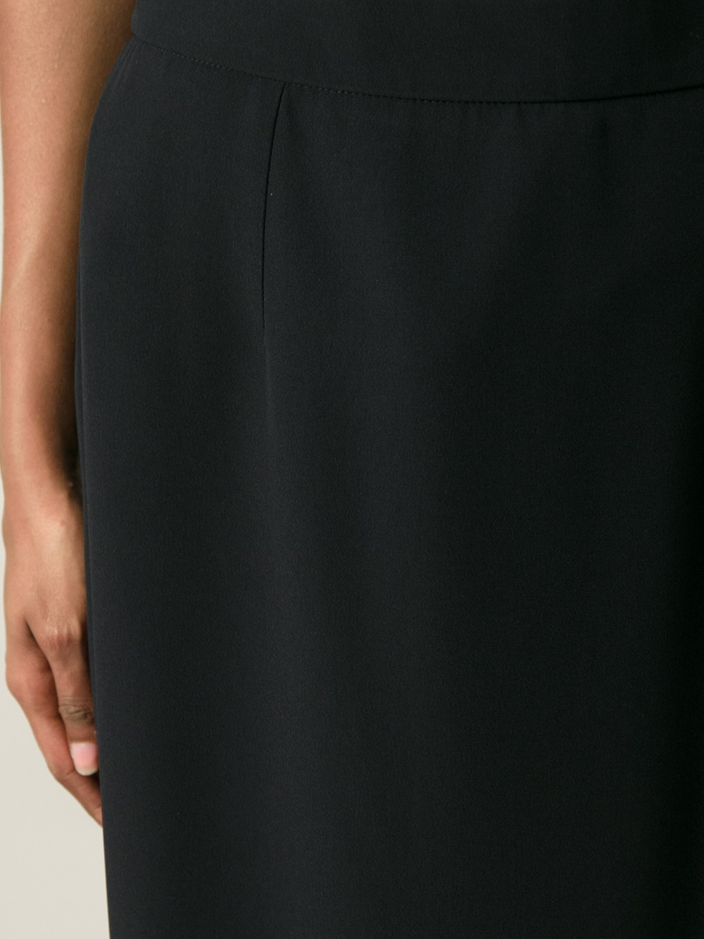 Alexander McQueen Maxi Pencil Skirt in Black - Lyst