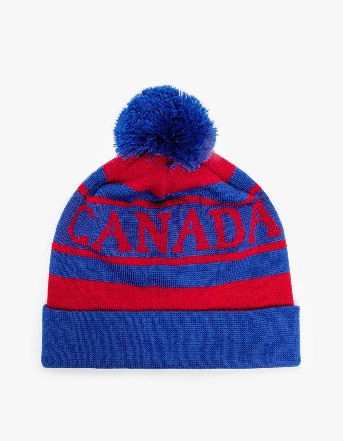 canada goose hat red