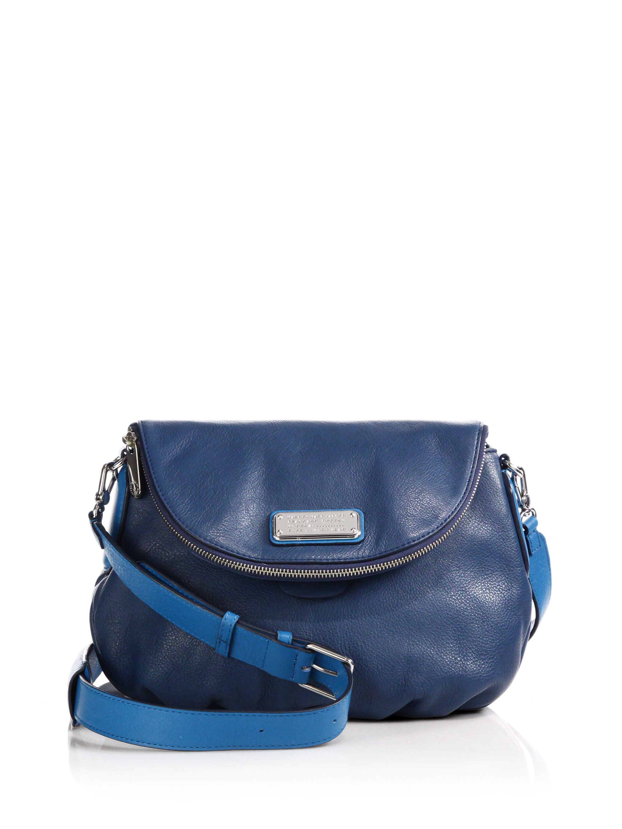 marc jacobs navy blue crossbody bag