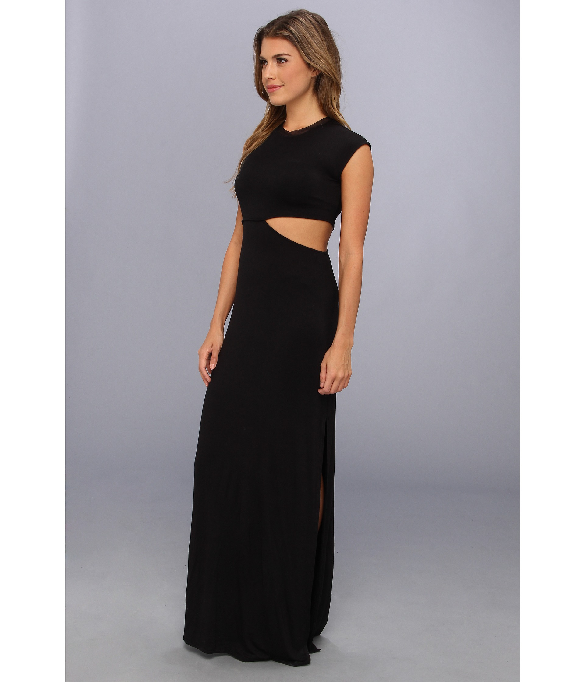 side cut gown