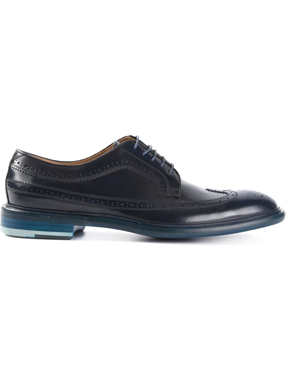 Paul smith Brogue Shoes in Blue for Men | Lyst