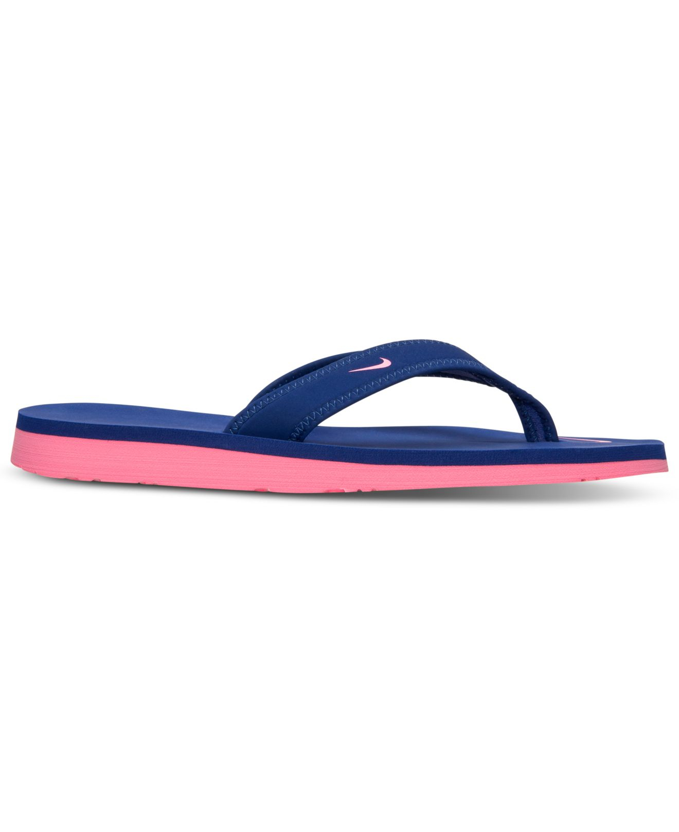 Nike Women's Celso Girl Thong Sandals From Finish Line in Blue - Lyst