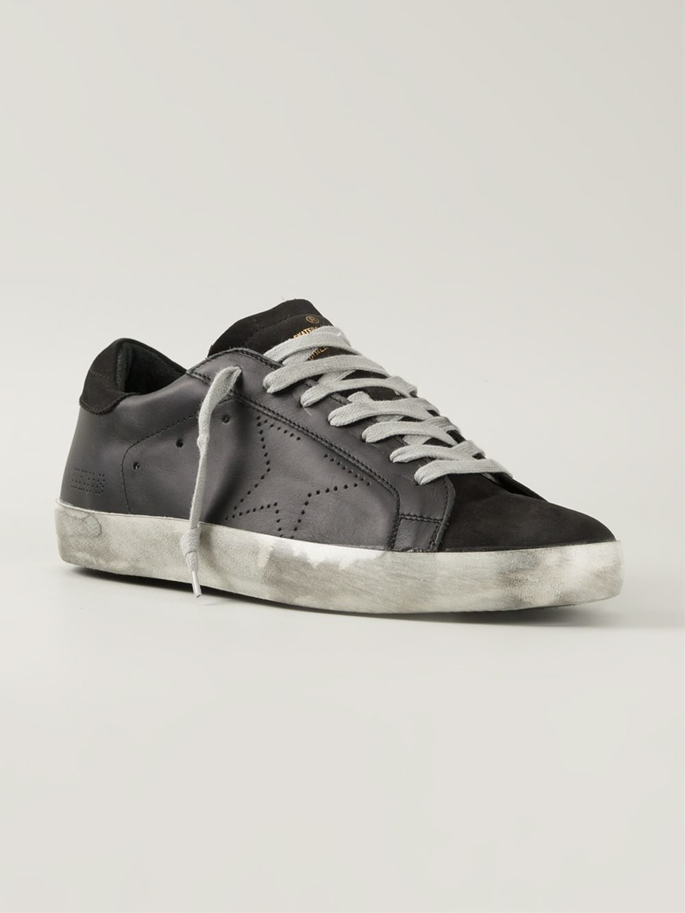 Golden goose deluxe brand 'super Star' Sneakers in Black | Lyst