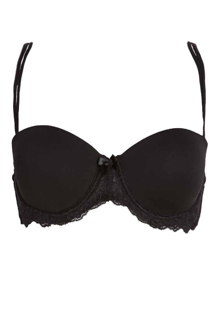 Lyst - Forever 21 Ultra Push-up Convertible Bra in Black
