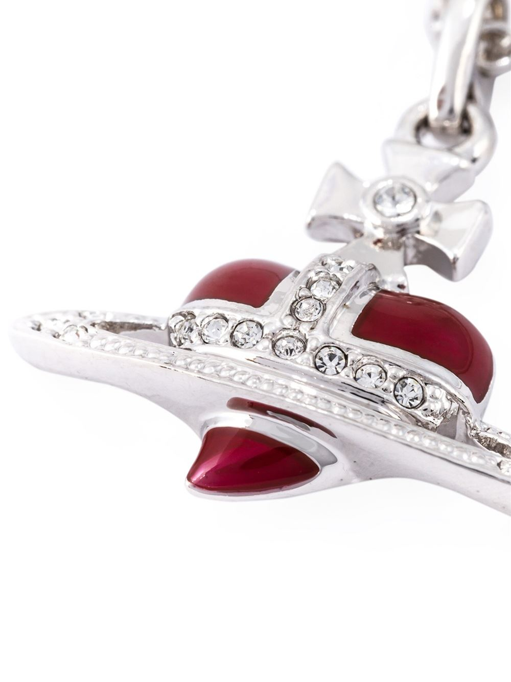 Lyst - Vivienne Westwood Anglomania 'diamante Heart' Pendant Necklace