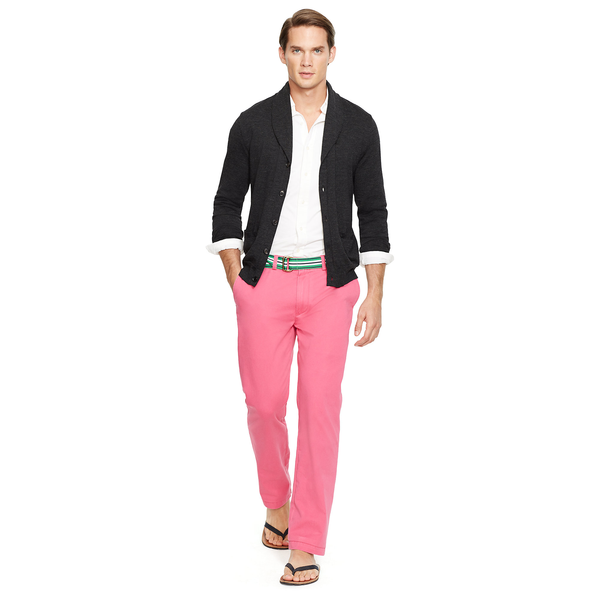 ralph lauren pink chinos