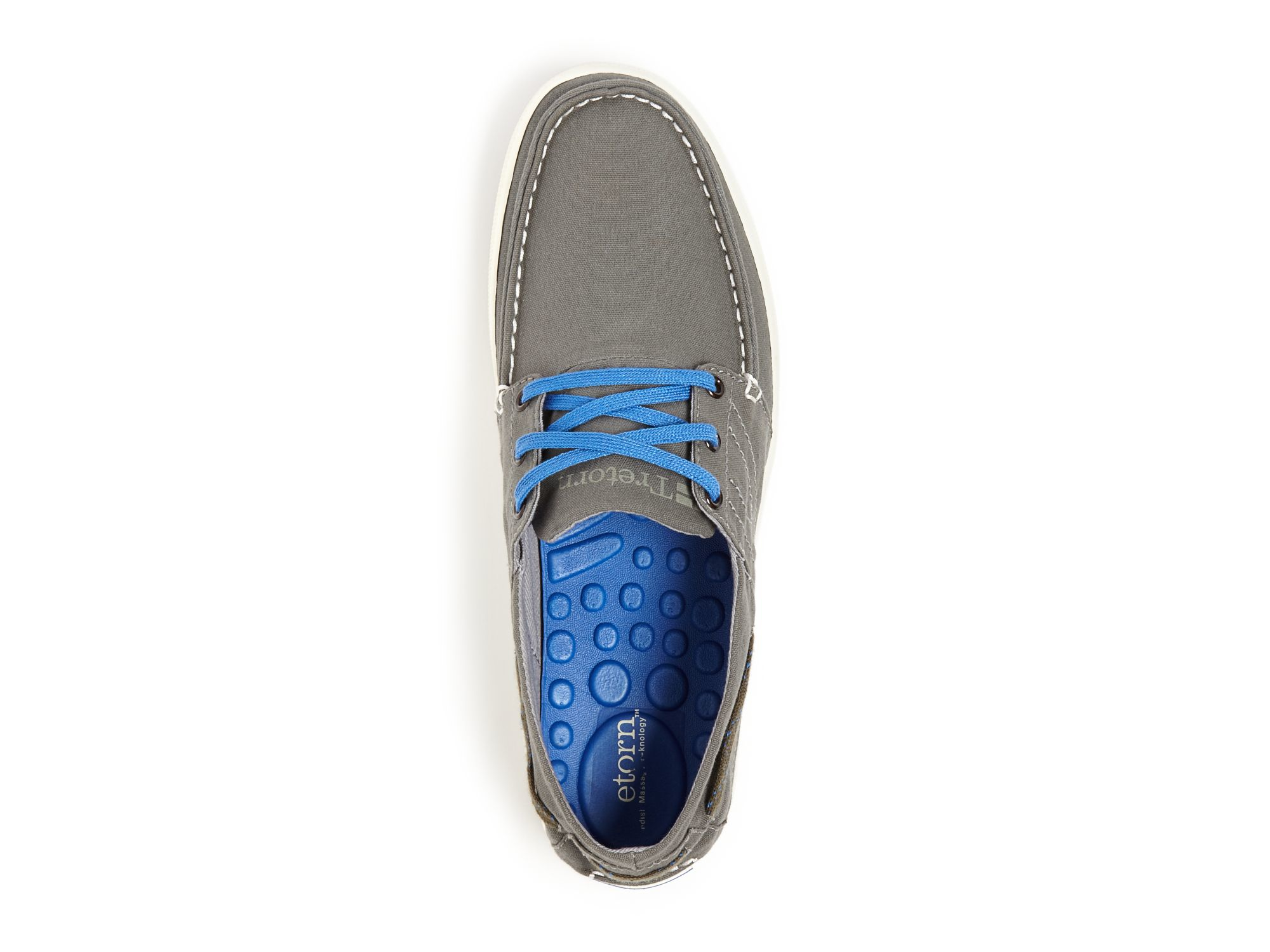 Tretorn Otto Canvas Boat Shoe Sneakers in Metallic for Men | Lyst