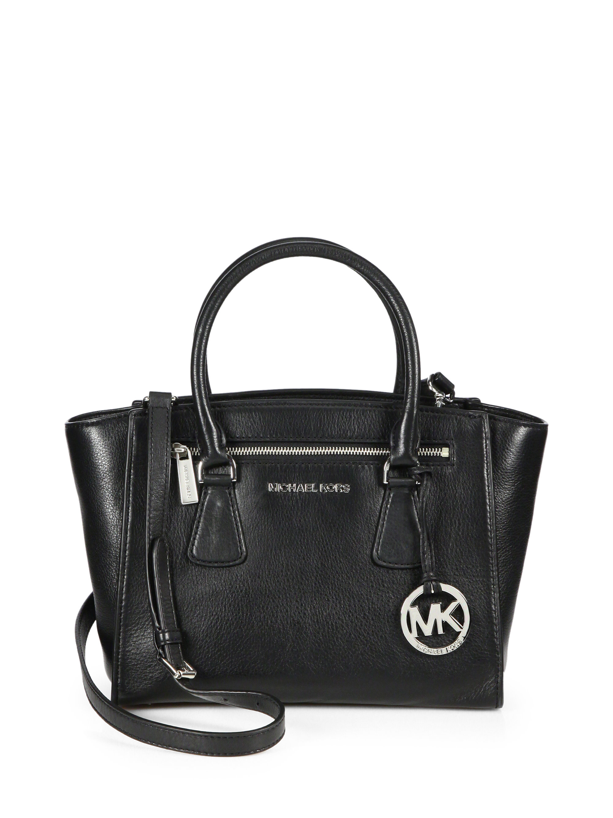 MICHAEL Michael Kors Sophie Medium Satchel in Black Lyst