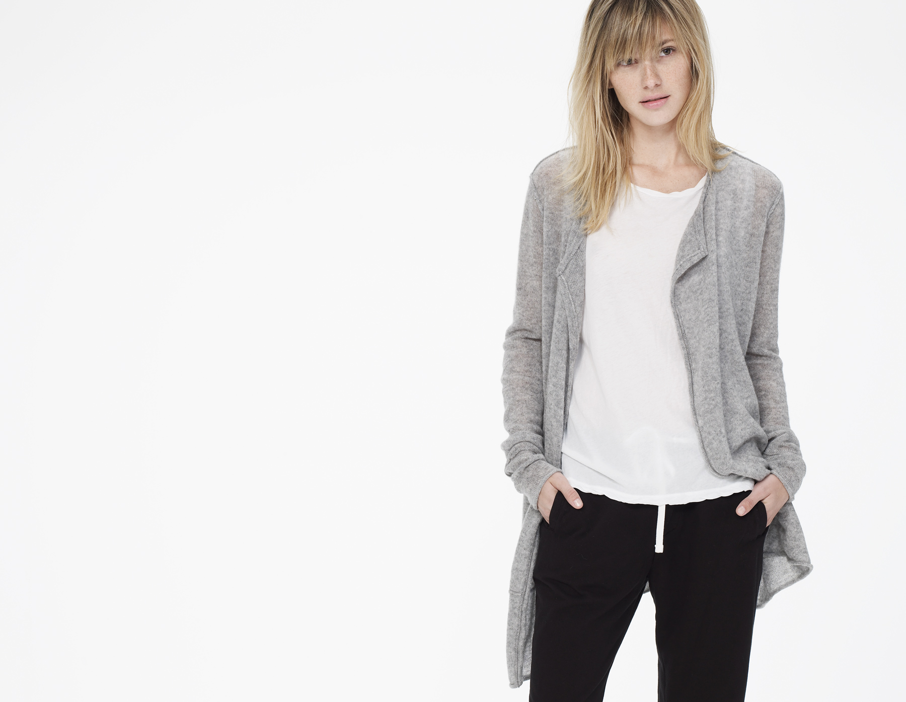 james perse cashmere cardigan