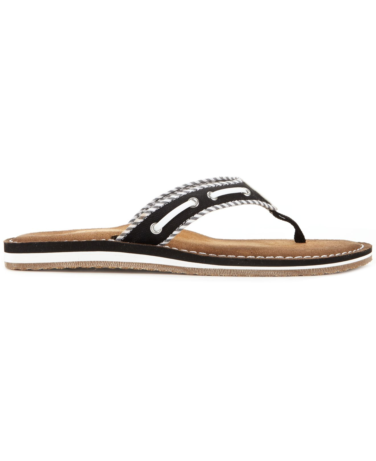 Clarks Collection Women'S Flo Cherrymore Flip Flops in Black Lyst