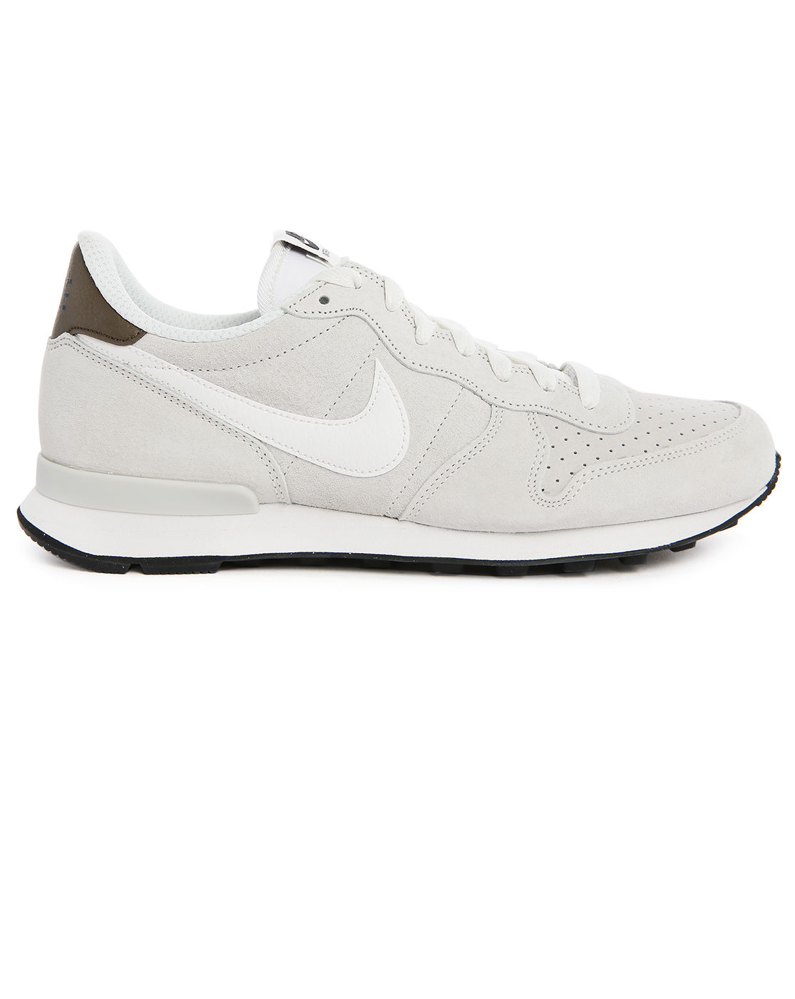 Nike Internationalist White Suede Sneakers in Beige for ...