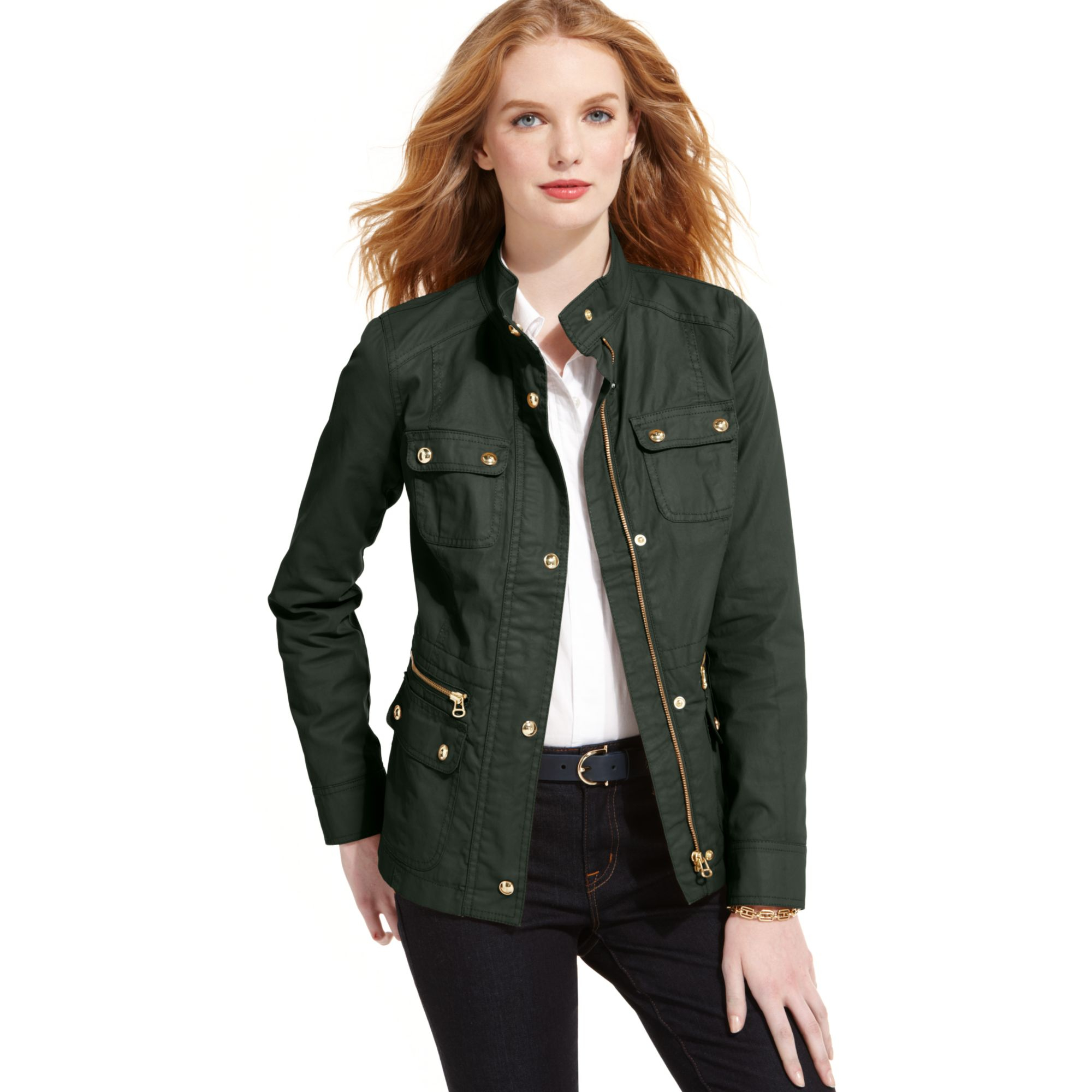 tommy hilfiger coated jacket