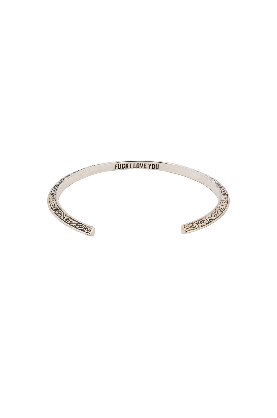 Herman Bracelets Best Lyst Cast Of Vices X Herman I Love You Bracelet In Metallic
