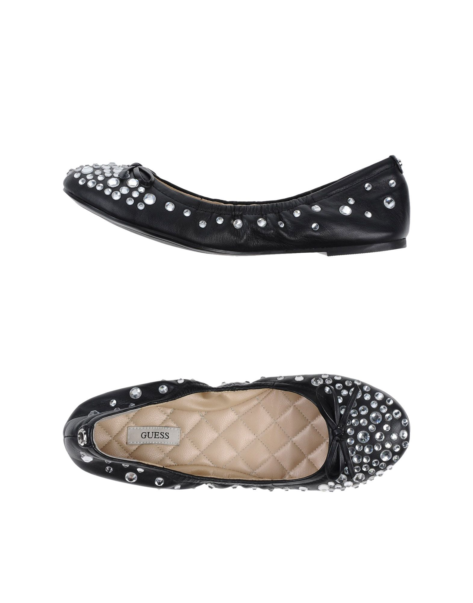 Guess Ballet Flats in Black | Lyst