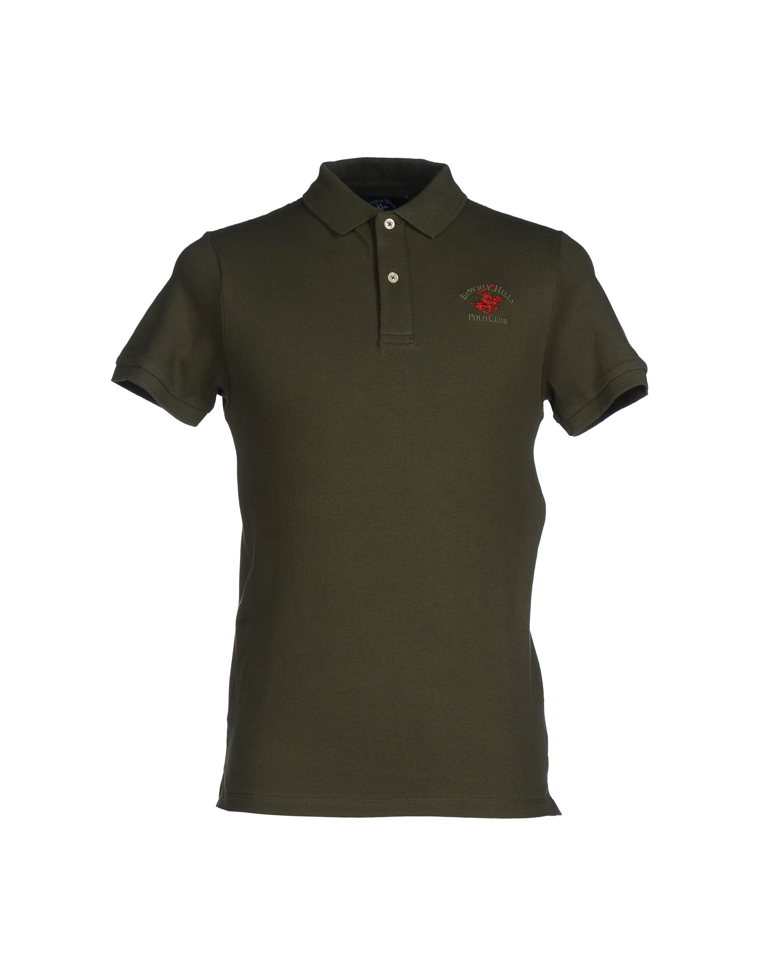 Beverly hills polo club Polo Shirt in Green for Men (Military green) Lyst