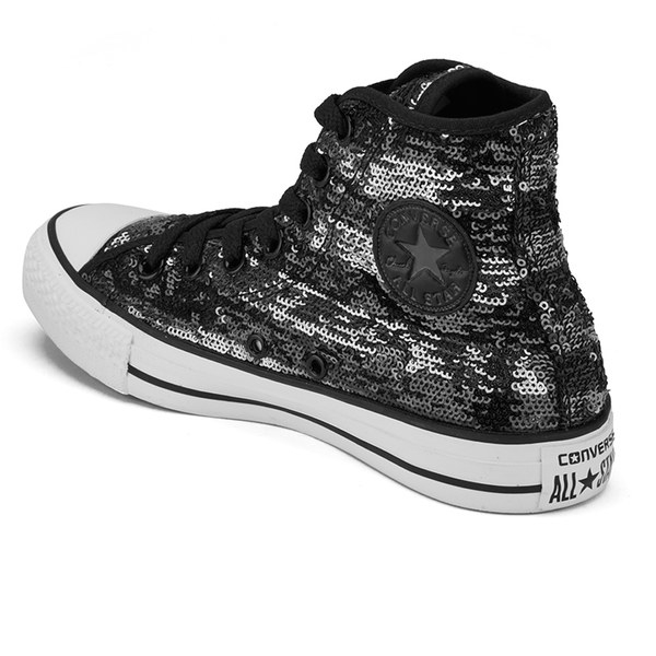 black sparkly converse high tops Online 