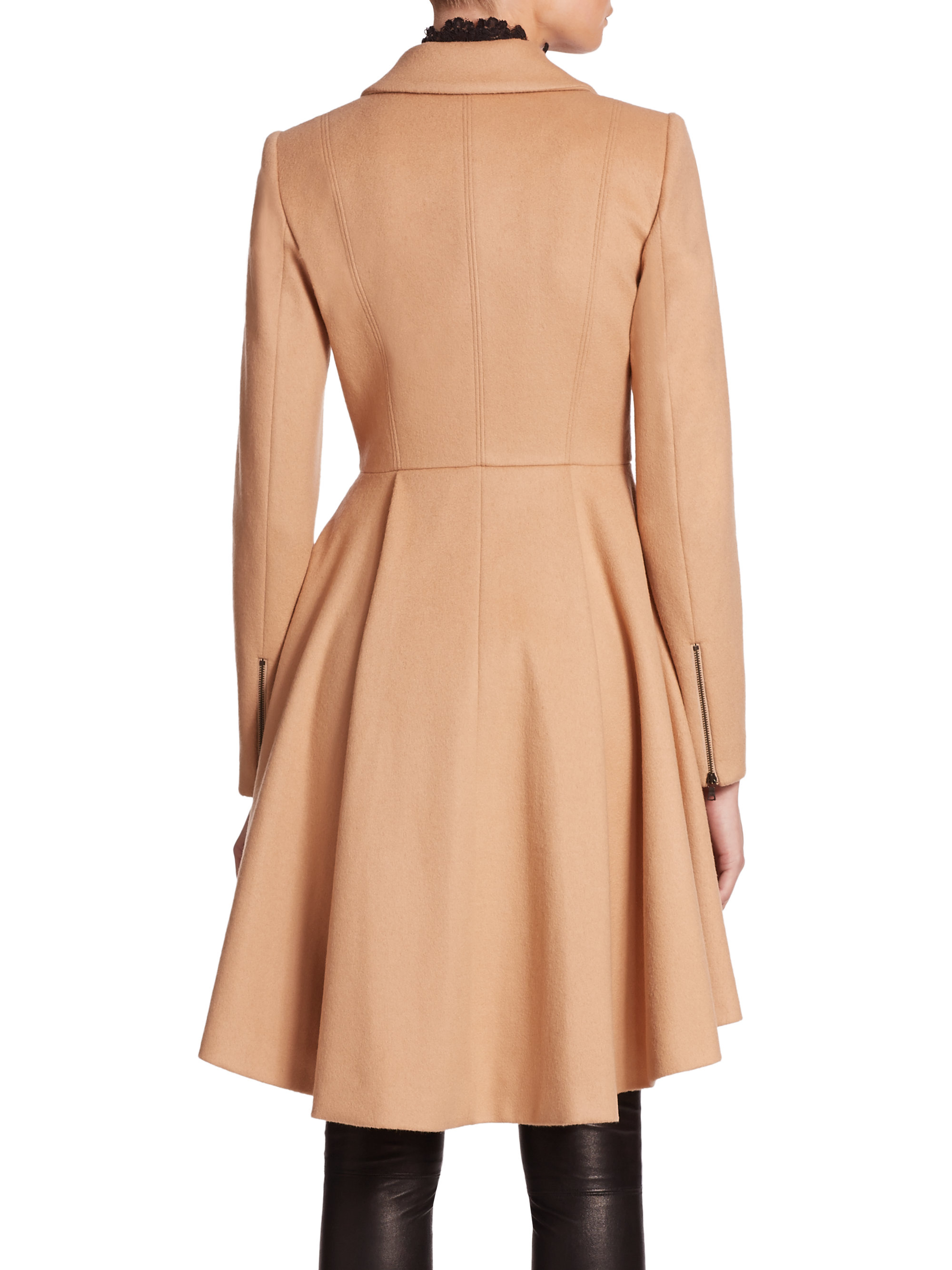 fit and flare pea coats