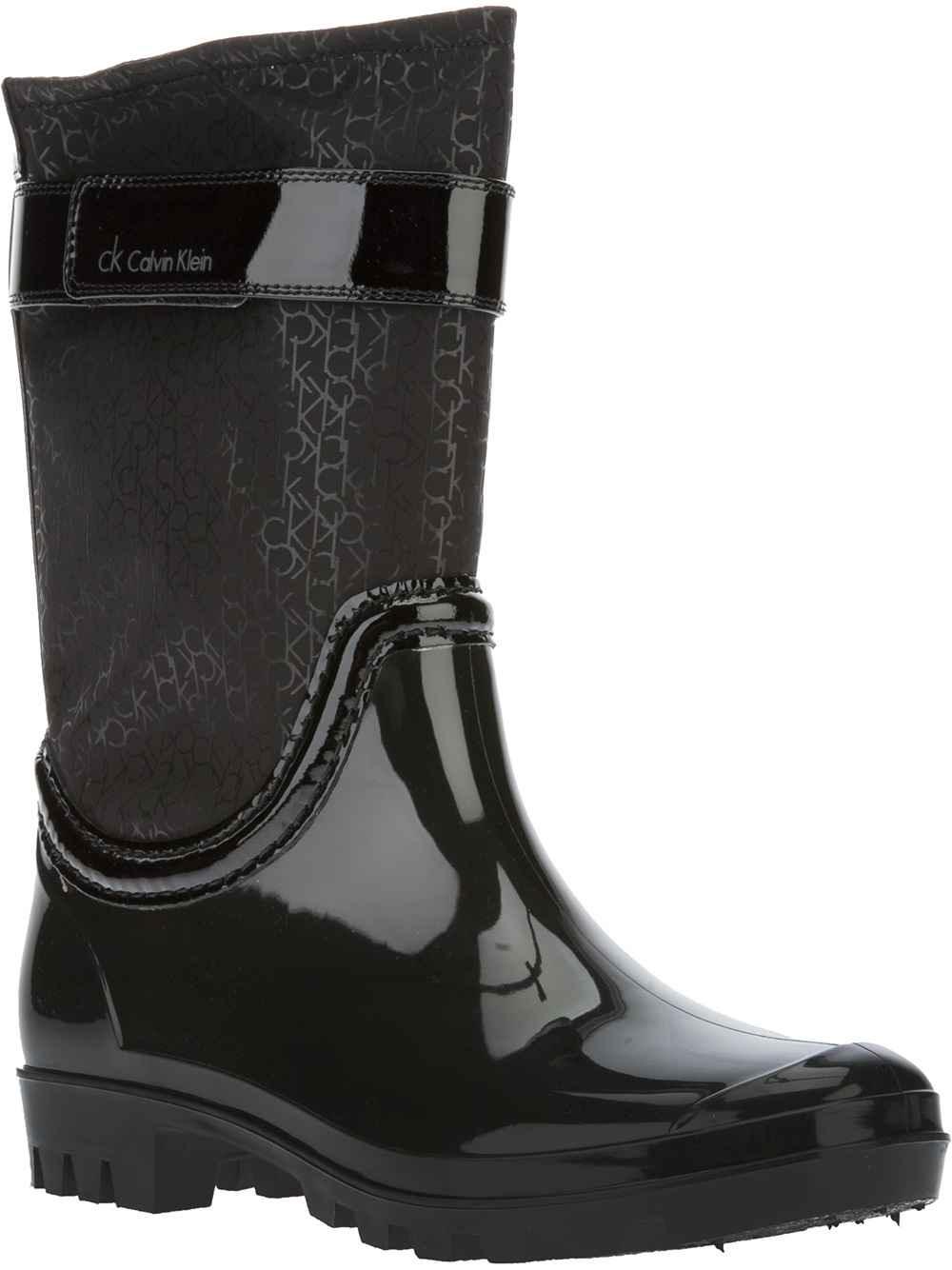 calvin klein wellington boots